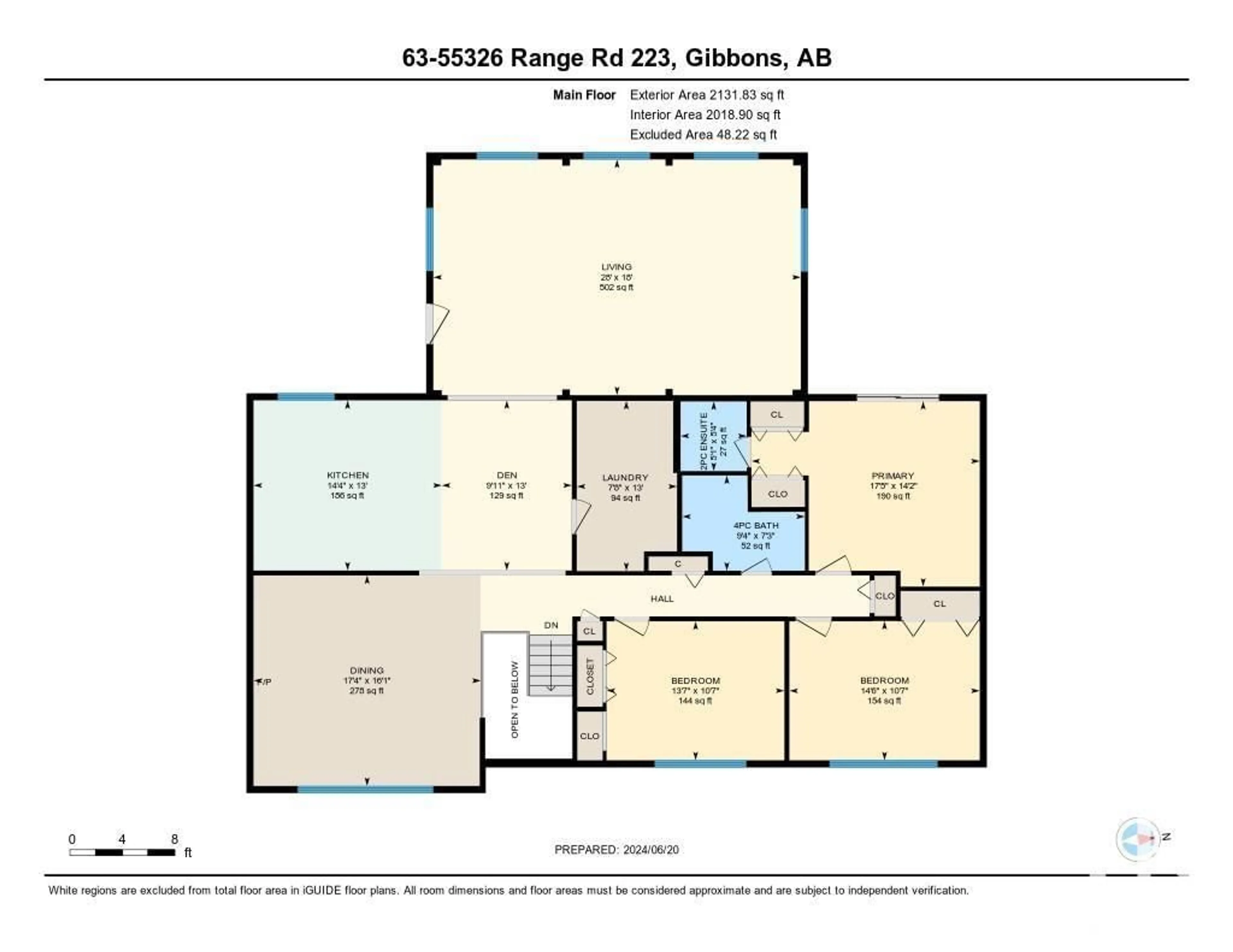 Floor plan for #63 55326 RGE RD 223, Rural Sturgeon County Alberta T8L5B2