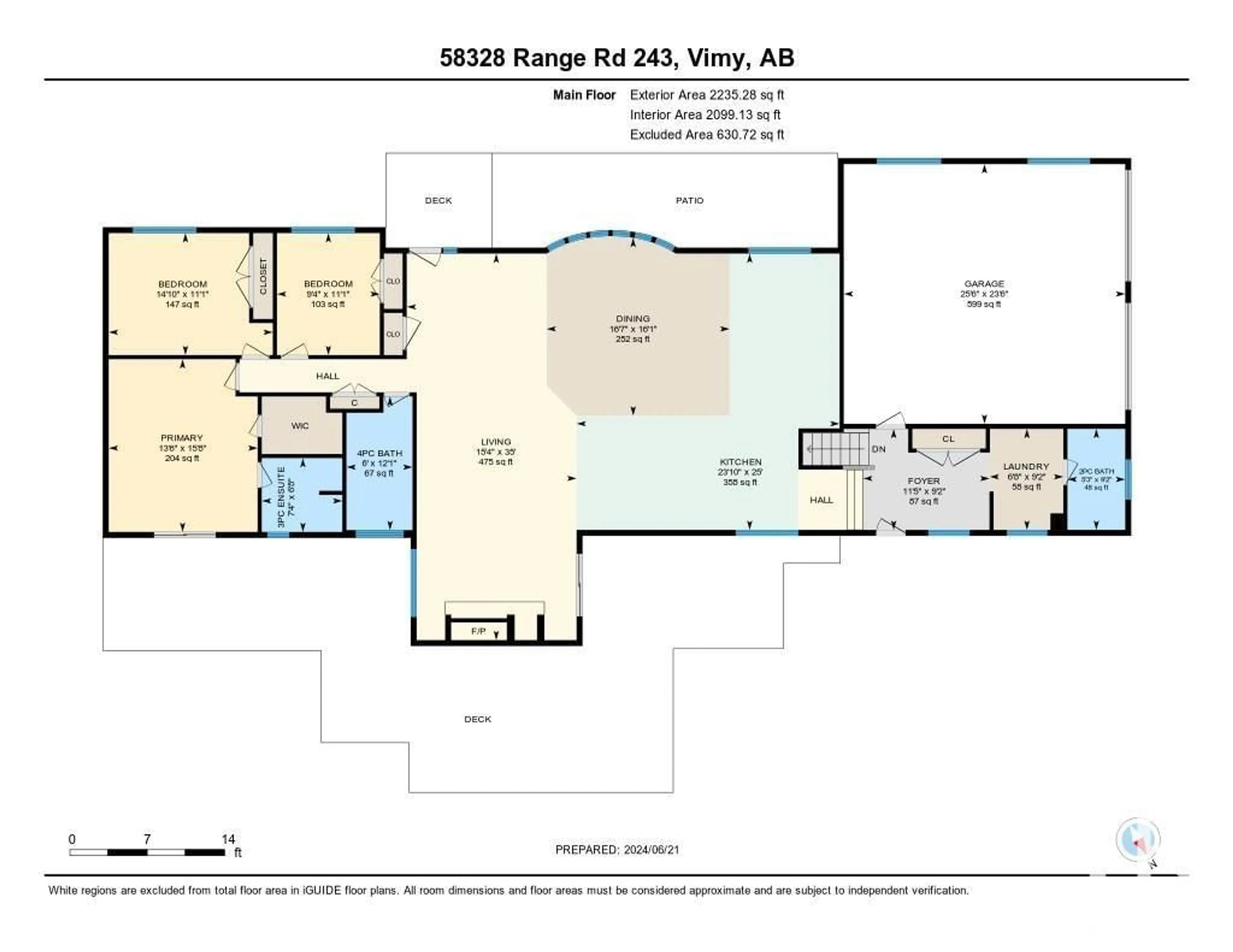 Floor plan for 58328 Rg Rd 243, Rural Westlock County Alberta T0G2J0