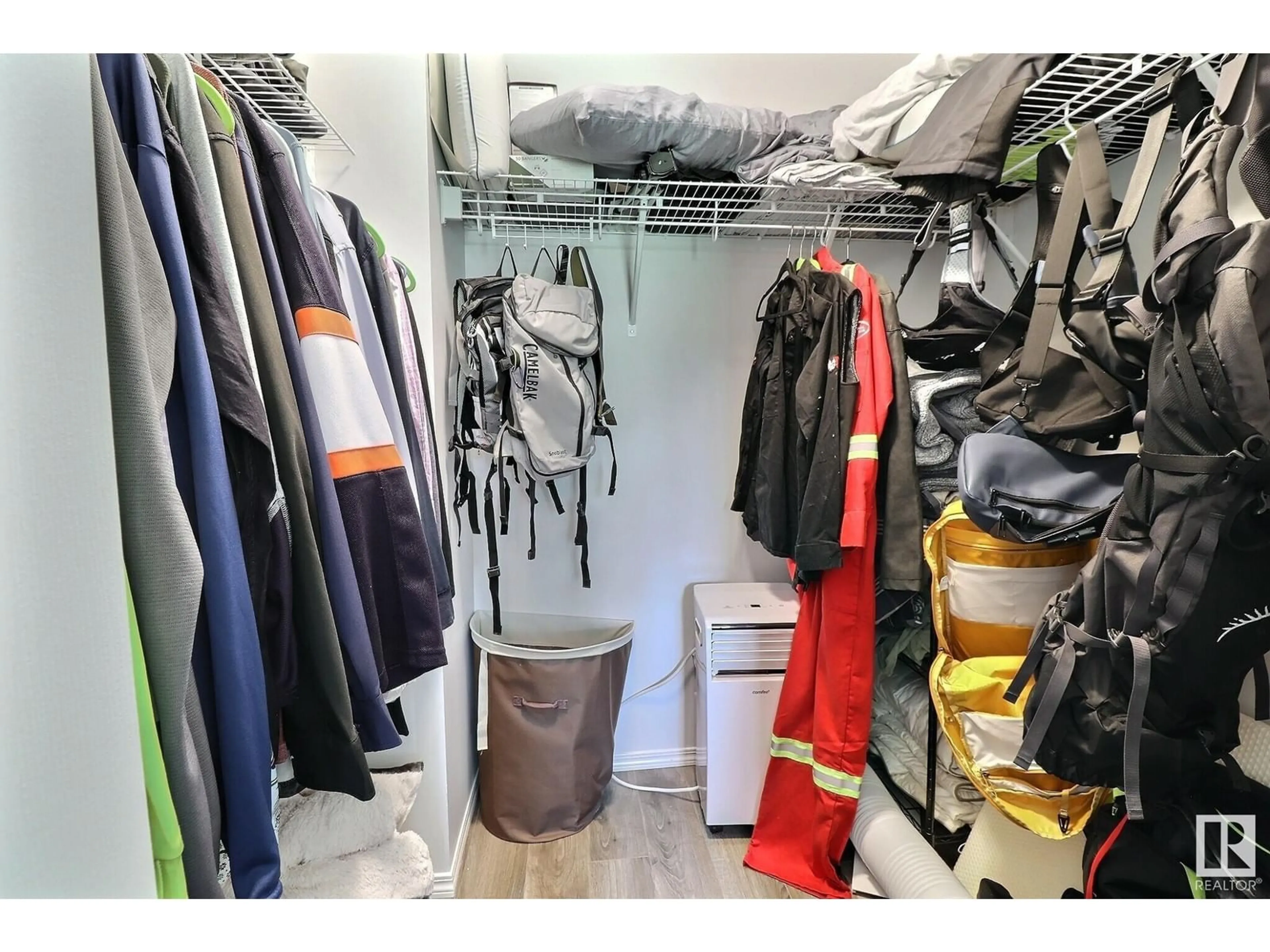 Storage room or clothes room or walk-in closet for #45 2703 79 ST NW NW, Edmonton Alberta T6K3Z6