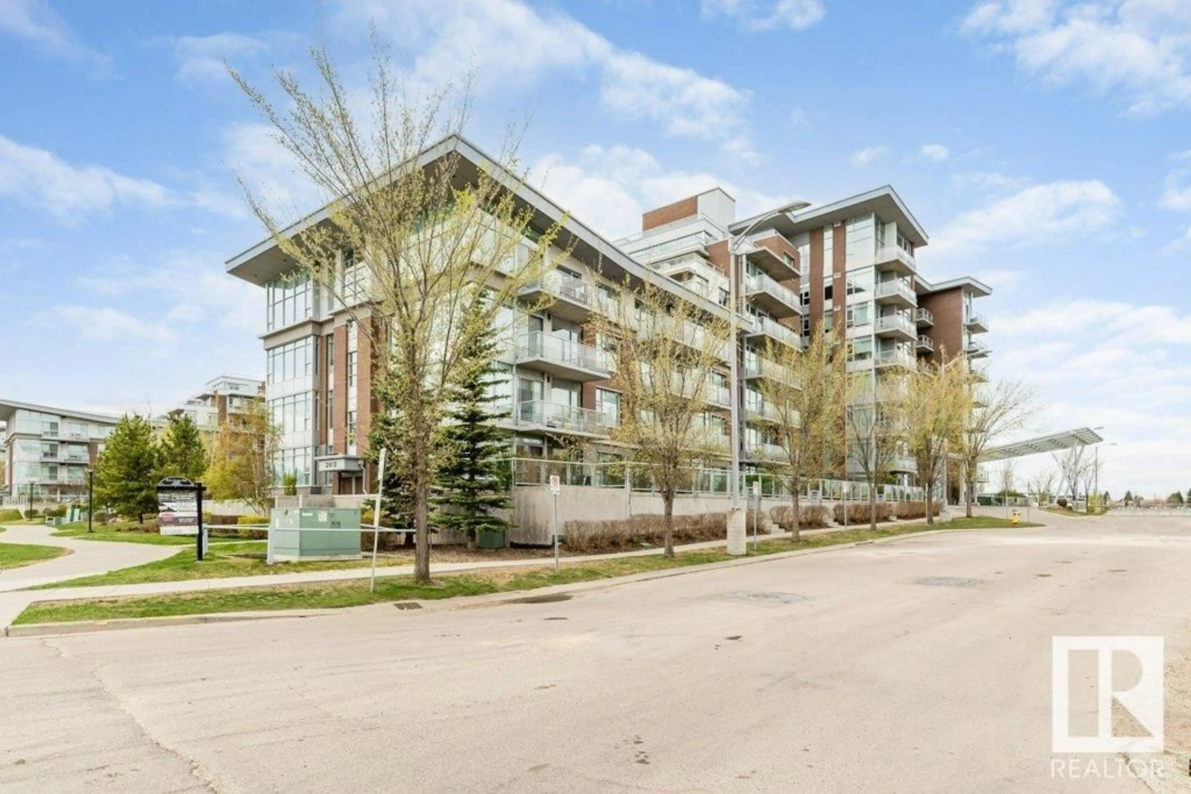 A pic from exterior of the house or condo, the street view for #414 2612 109 ST NW, Edmonton Alberta T6J3T1