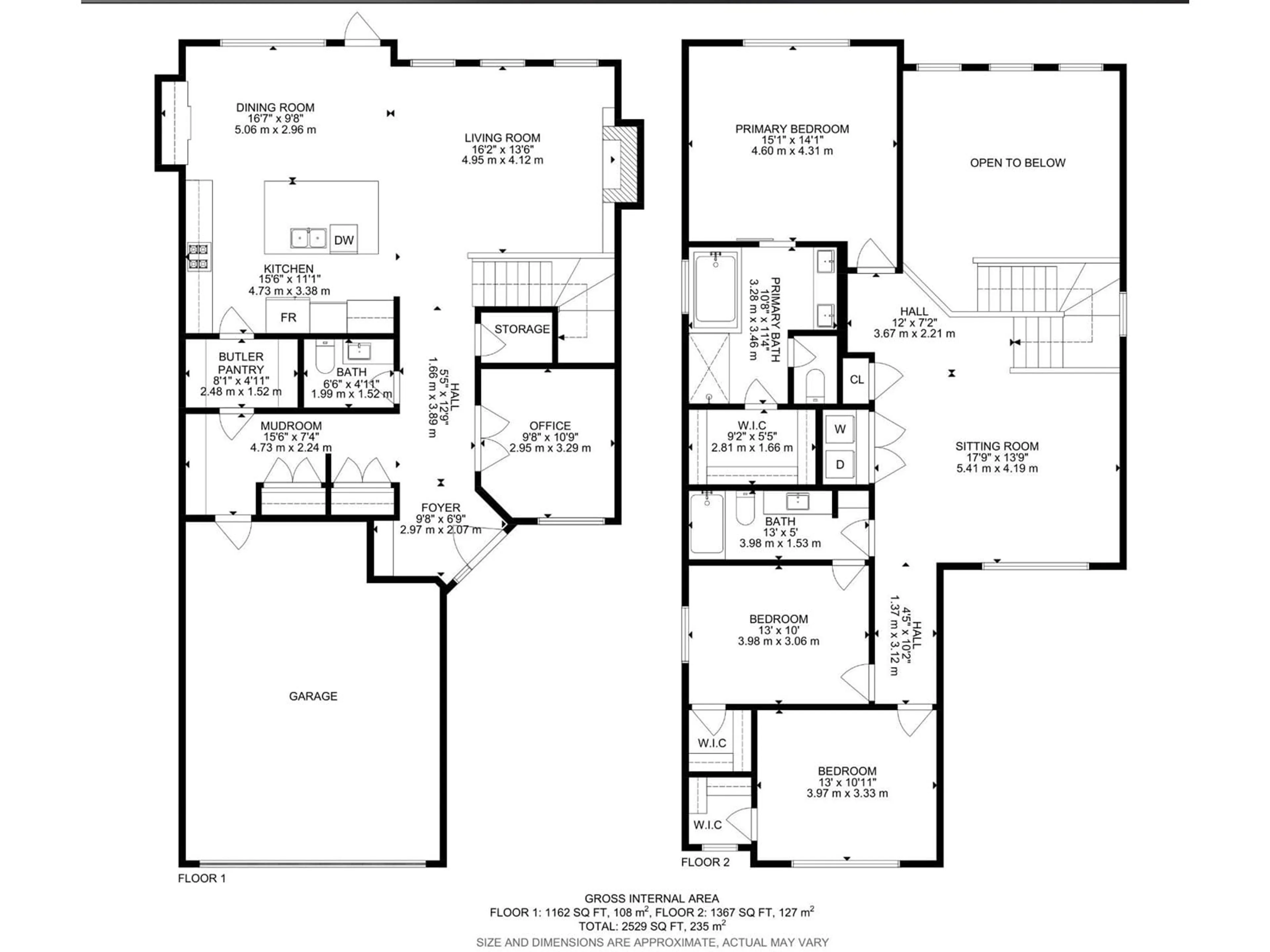Floor plan for 40 Darby CR, Spruce Grove Alberta T7X0W9