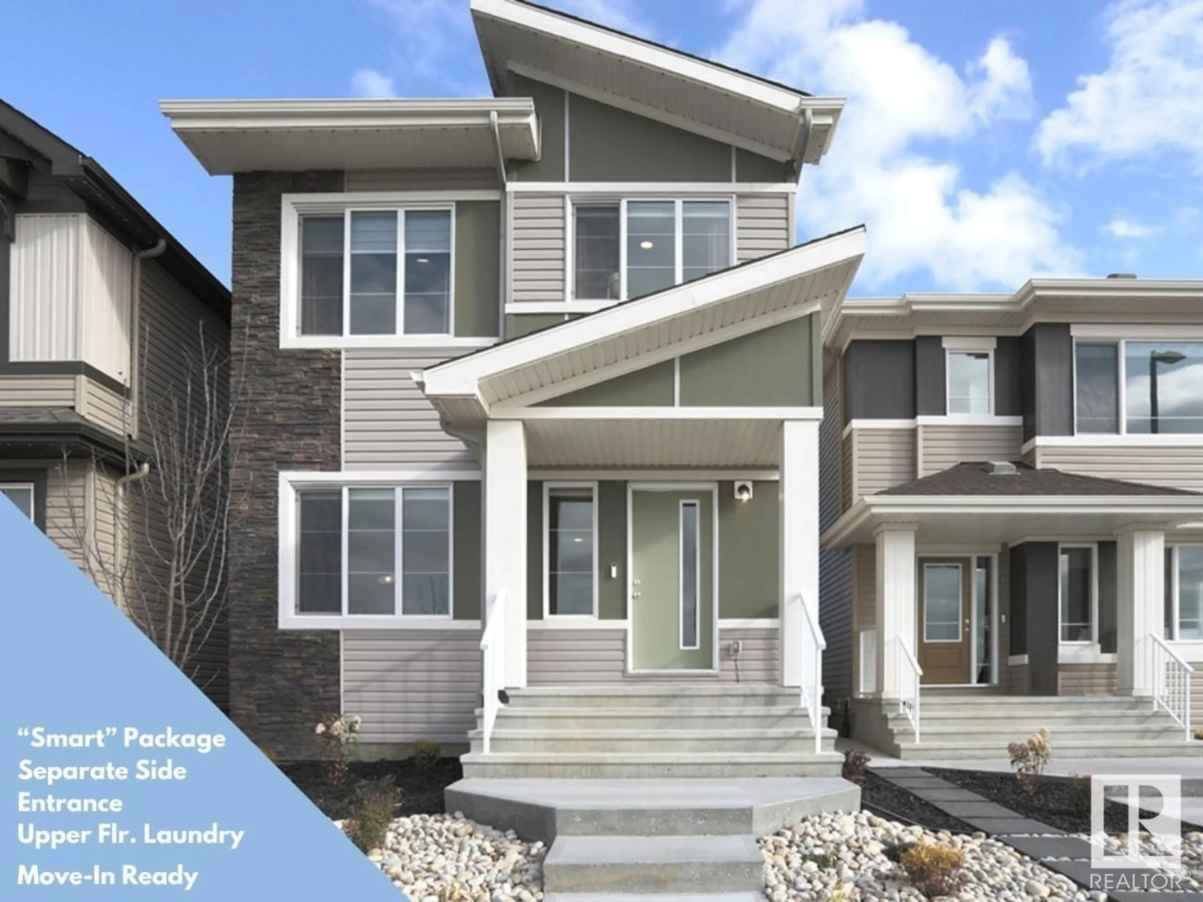 Home with vinyl exterior material for 7103 46A ST, Beaumont Alberta T4X0T2