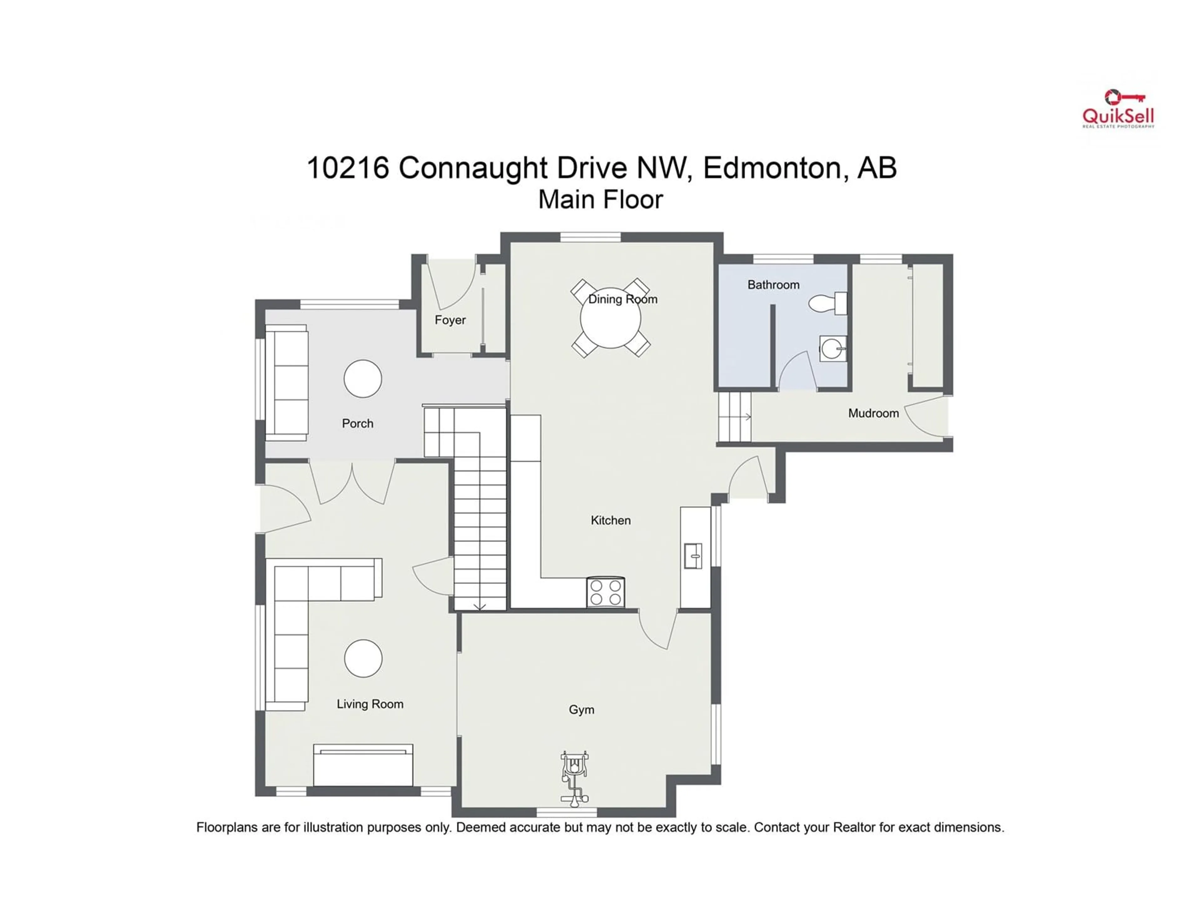 Floor plan for 10216 CONNAUGHT DR NW, Edmonton Alberta T5N3S2