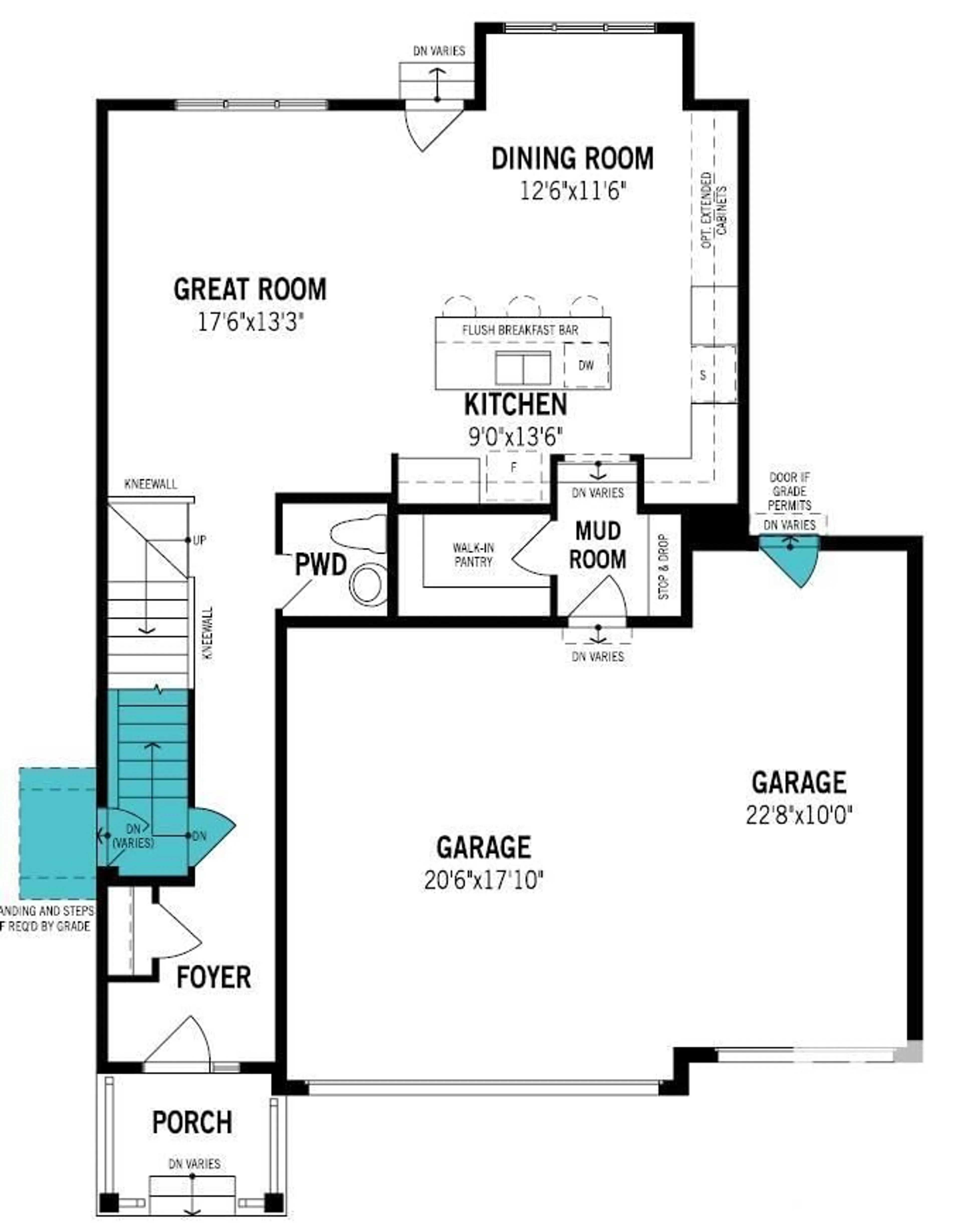 Floor plan for 1070 Stoneside RD, Sherwood Park Alberta T8H3A1