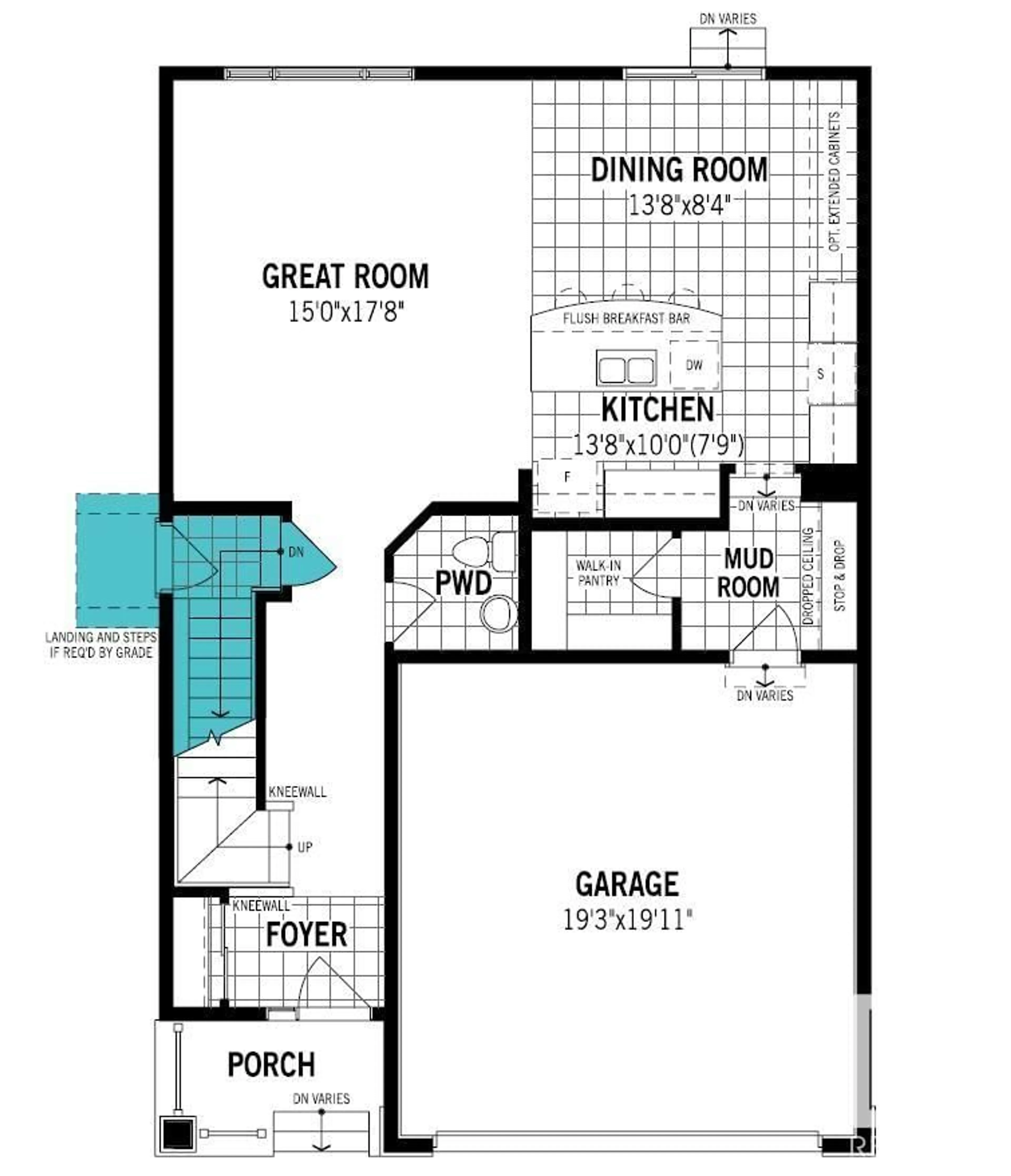 Floor plan for 1082 Stoneside RD, Sherwood Park Alberta T8H3A1