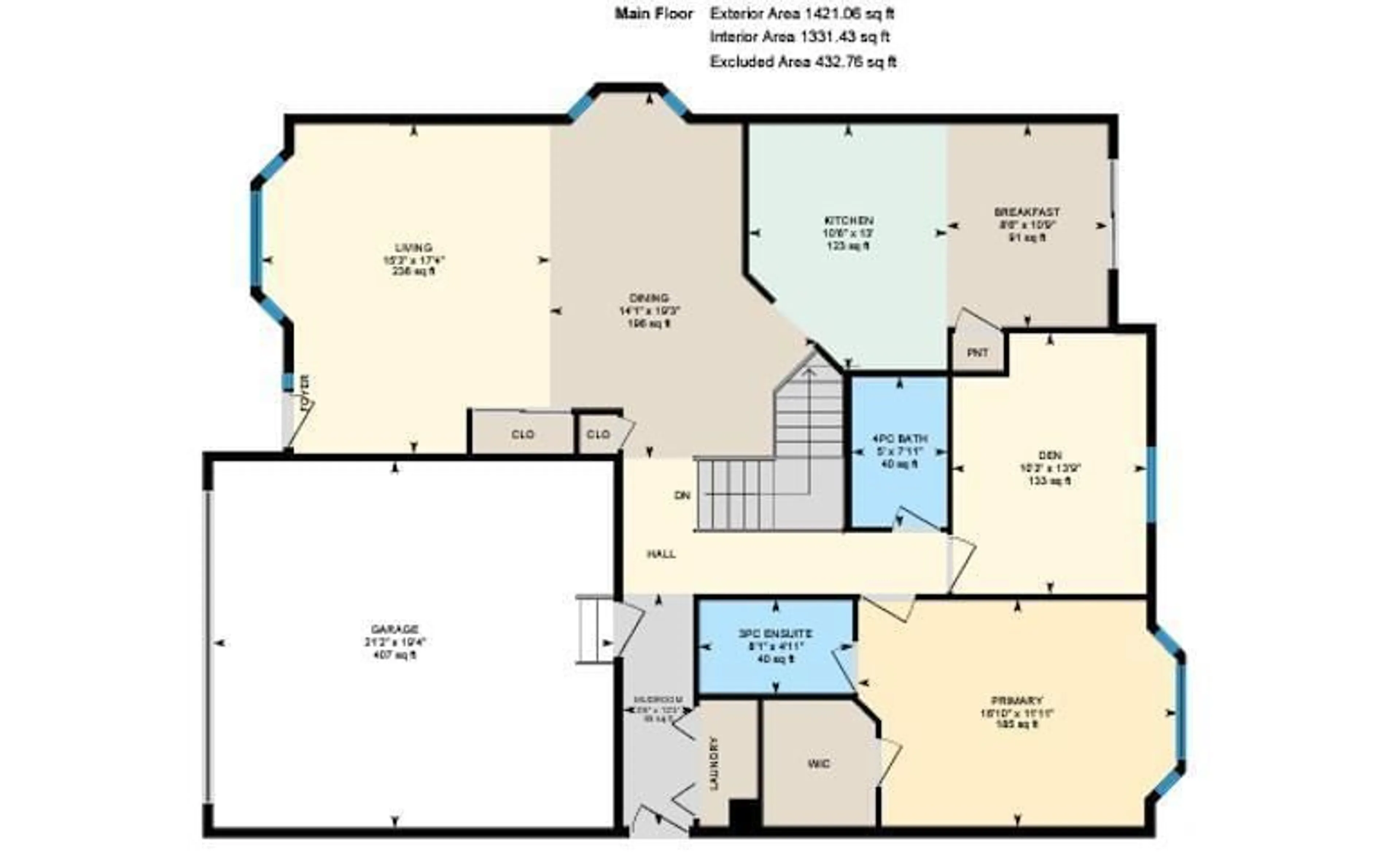 Floor plan for #62 10 Blackburn DR W SW, Edmonton Alberta T6W1C2