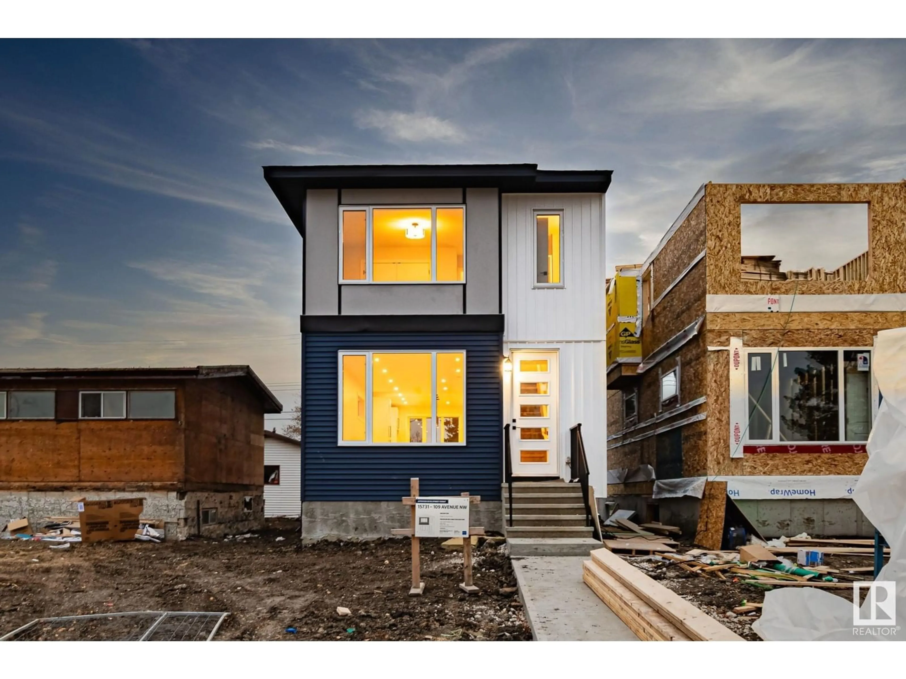 Frontside or backside of a home for 15725 109 AV NW, Edmonton Alberta T5P1B5