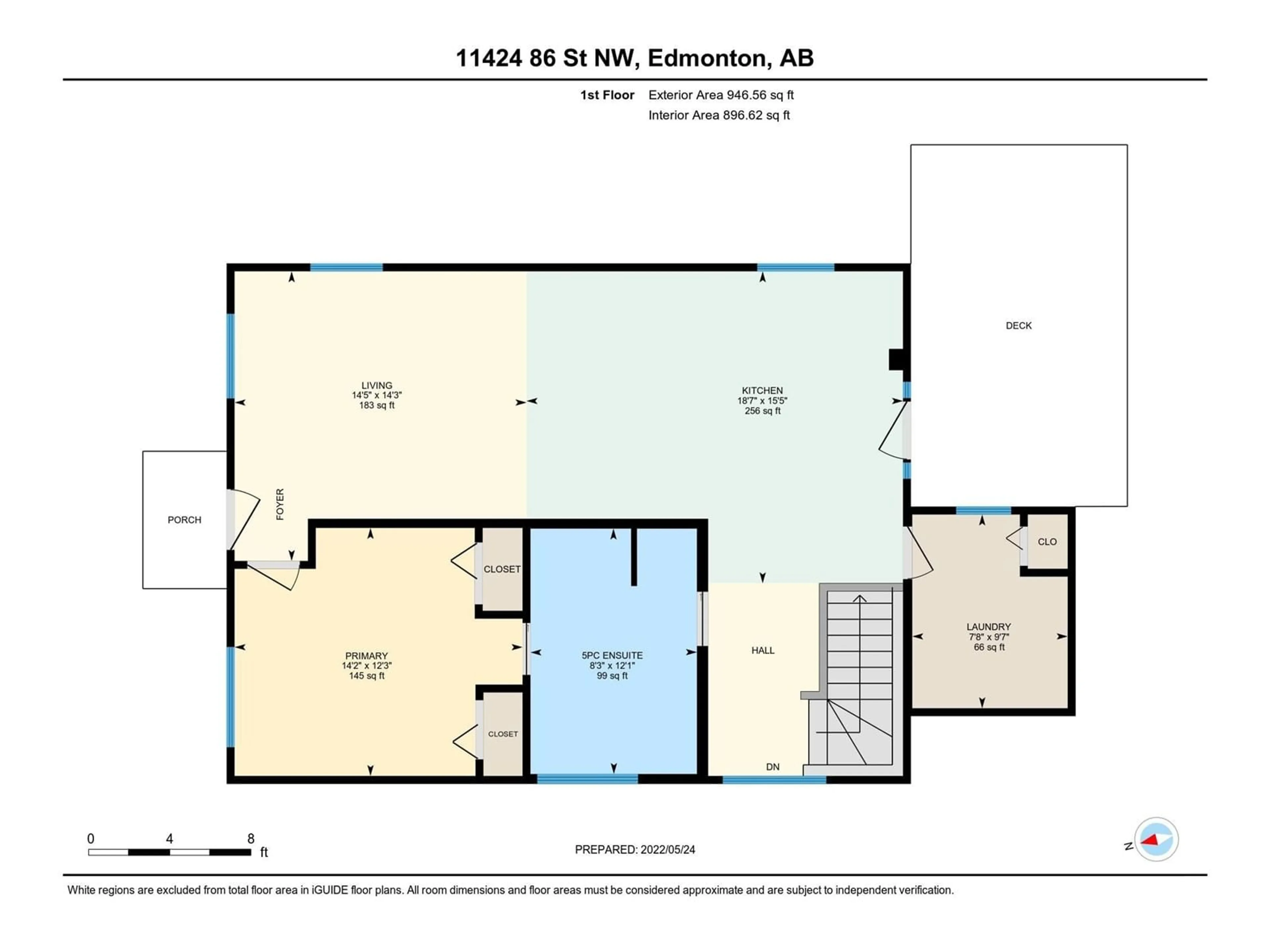 Floor plan for 11424 86 ST NW, Edmonton Alberta T5B3J3