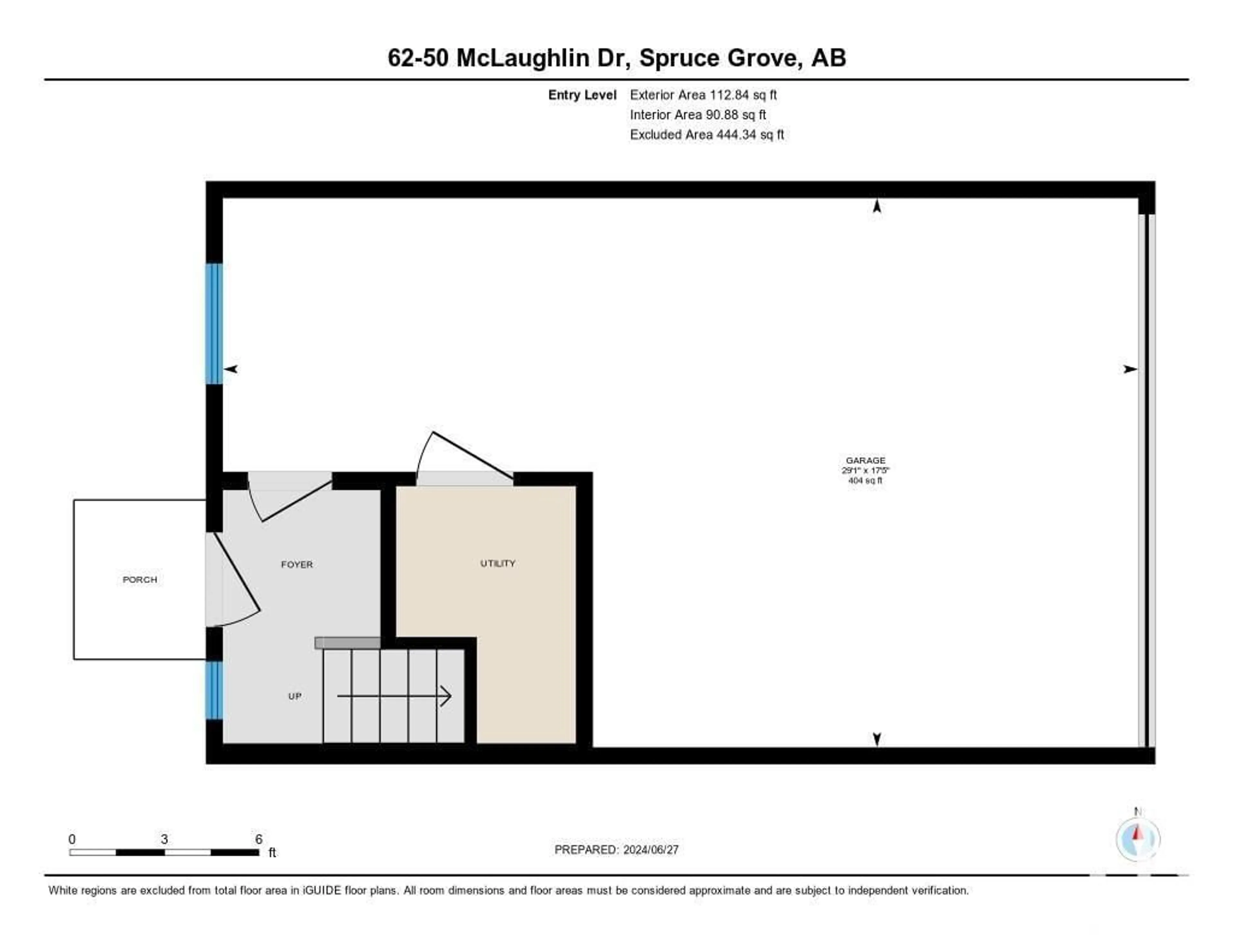 Floor plan for #62 50 MCLAUGHLIN DR, Spruce Grove Alberta T7X0E1