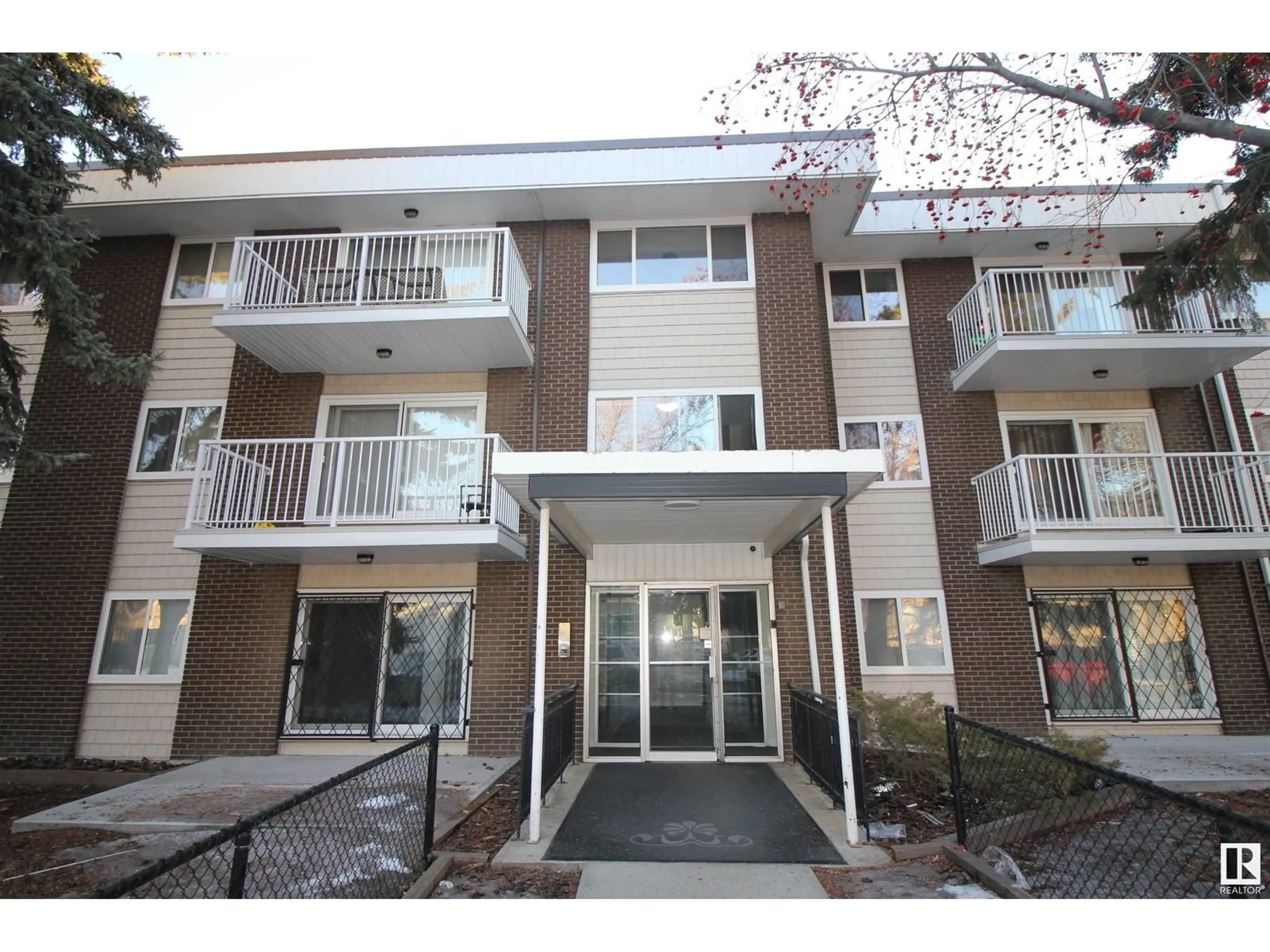 A pic from exterior of the house or condo for #108 10835 114 ST NW, Edmonton Alberta T5H3K3