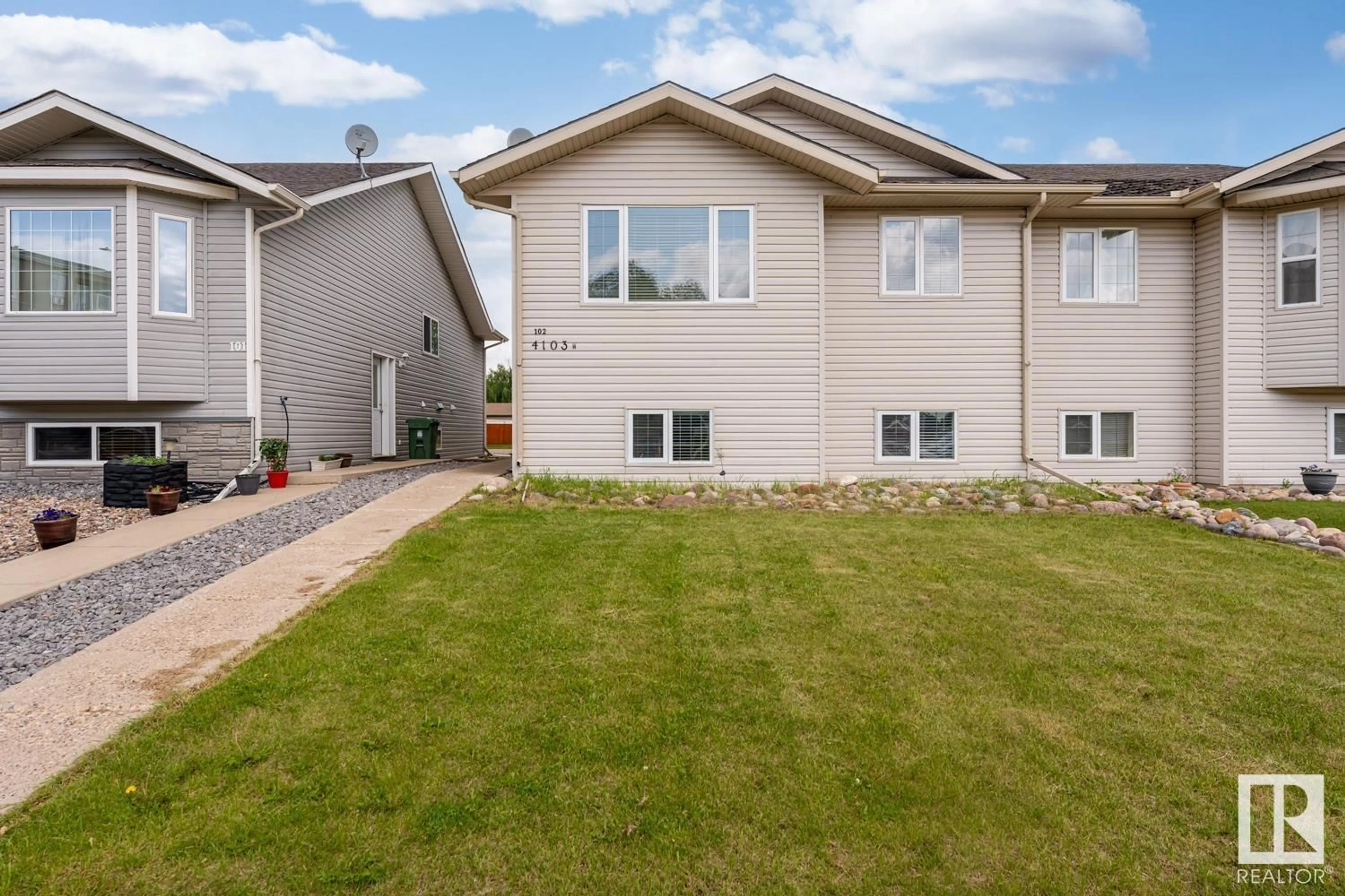 Frontside or backside of a home for #102 4103 43 AV, Bonnyville Town Alberta T9N1W4