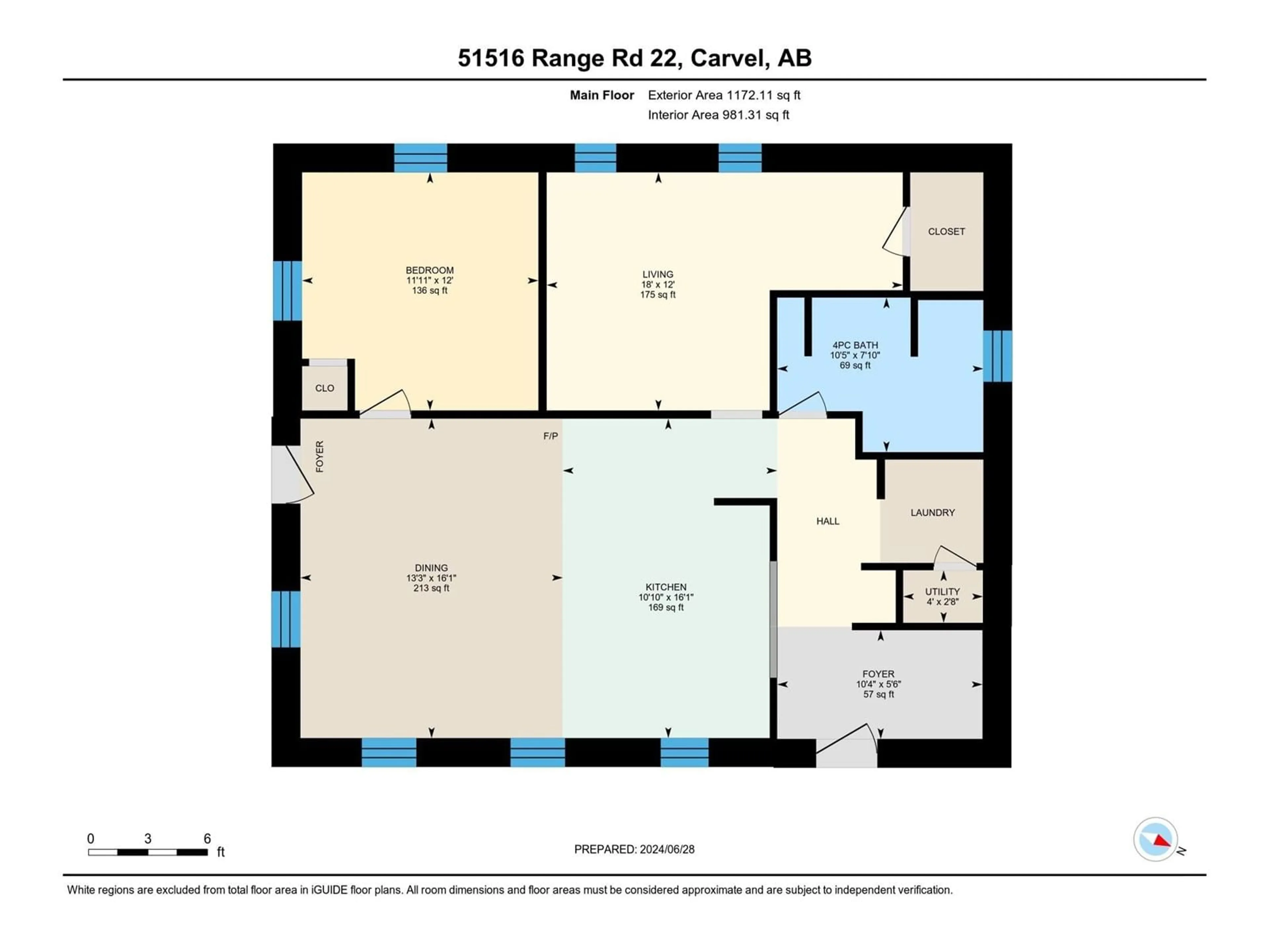 Floor plan for 51516 Range Road 22, Rural Parkland County Alberta T7Y2H9