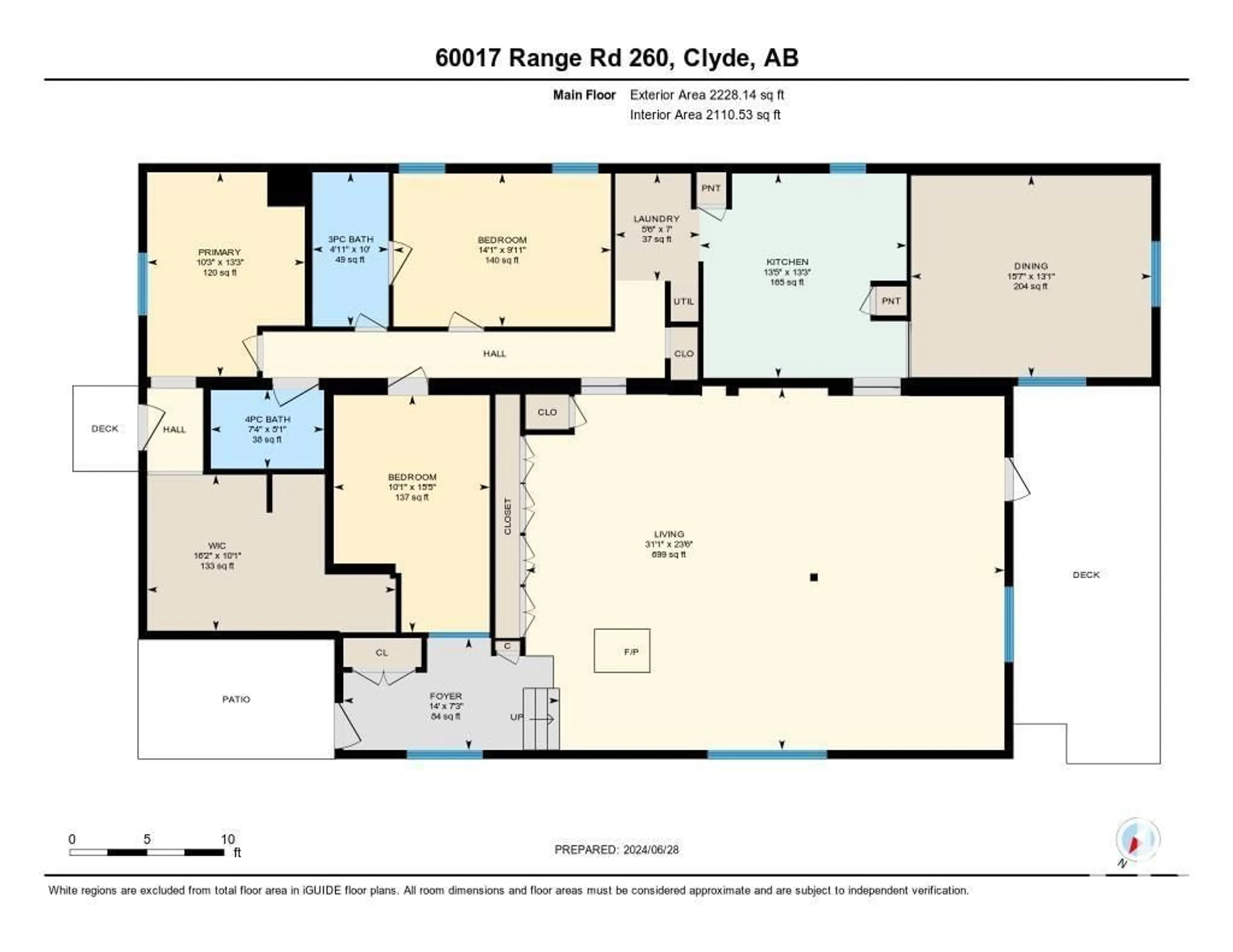 Floor plan for 60017 Rg Rd260, Rural Westlock County Alberta T7P2P5