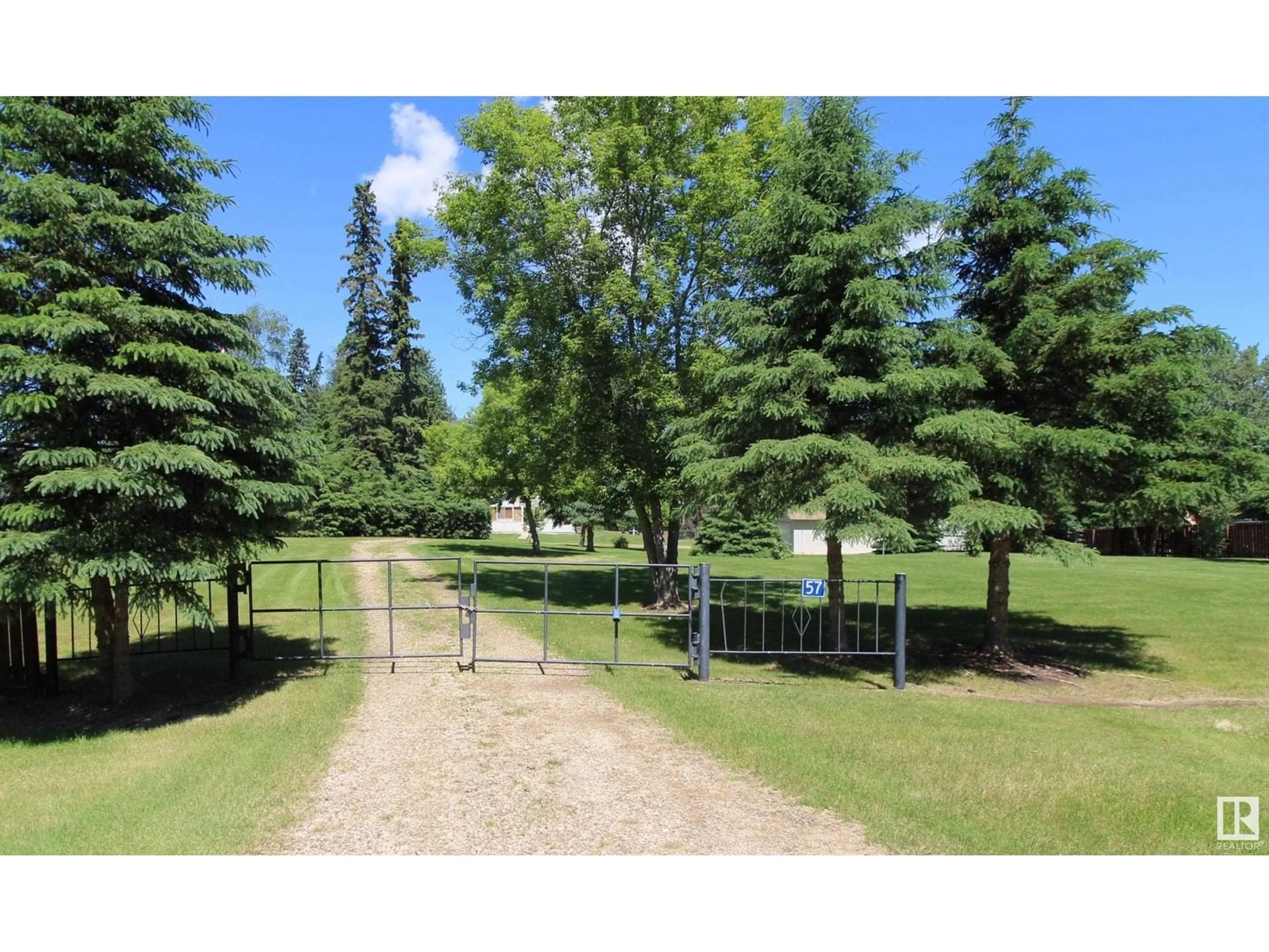 Fenced yard for #57 5124 TWP RD 554, Rural Lac Ste. Anne County Alberta T0E0L0