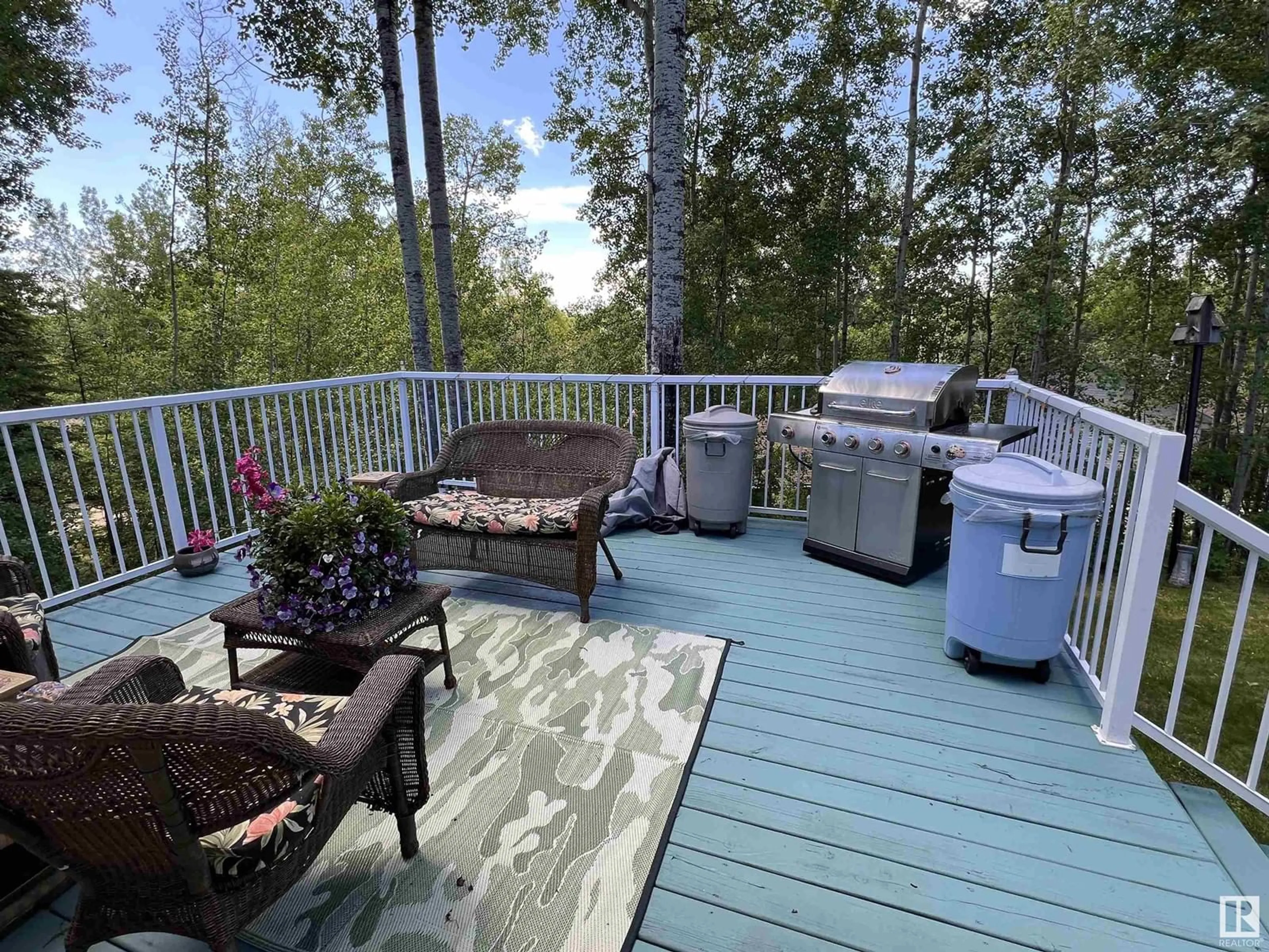 Patio, water/lake/river/ocean view for 118 - 5509 TWP RD 494, Rural Brazeau County Alberta T0C1W0