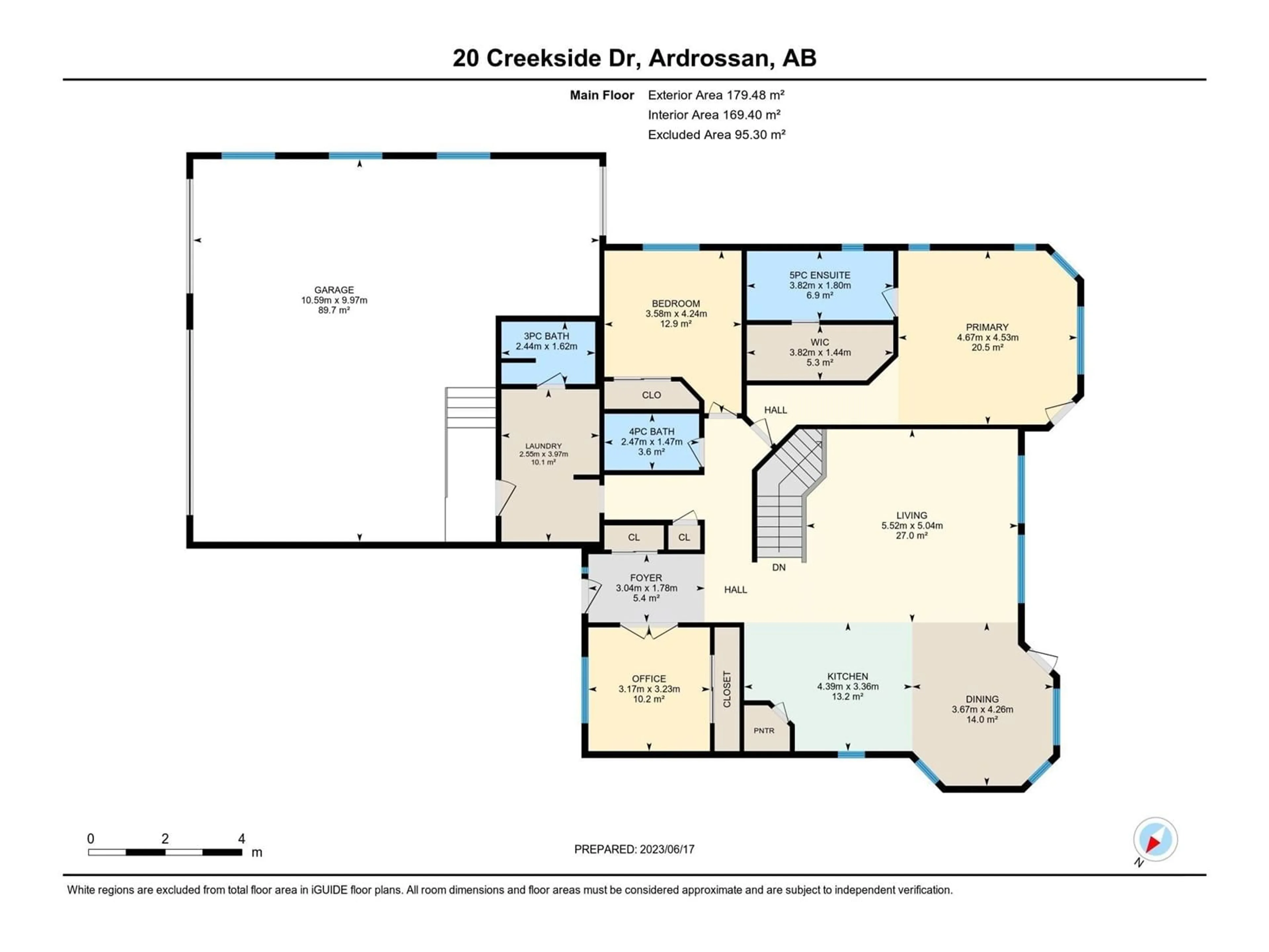 Floor plan for 20 CREEKSIDE DR, Ardrossan Alberta T8E1J6