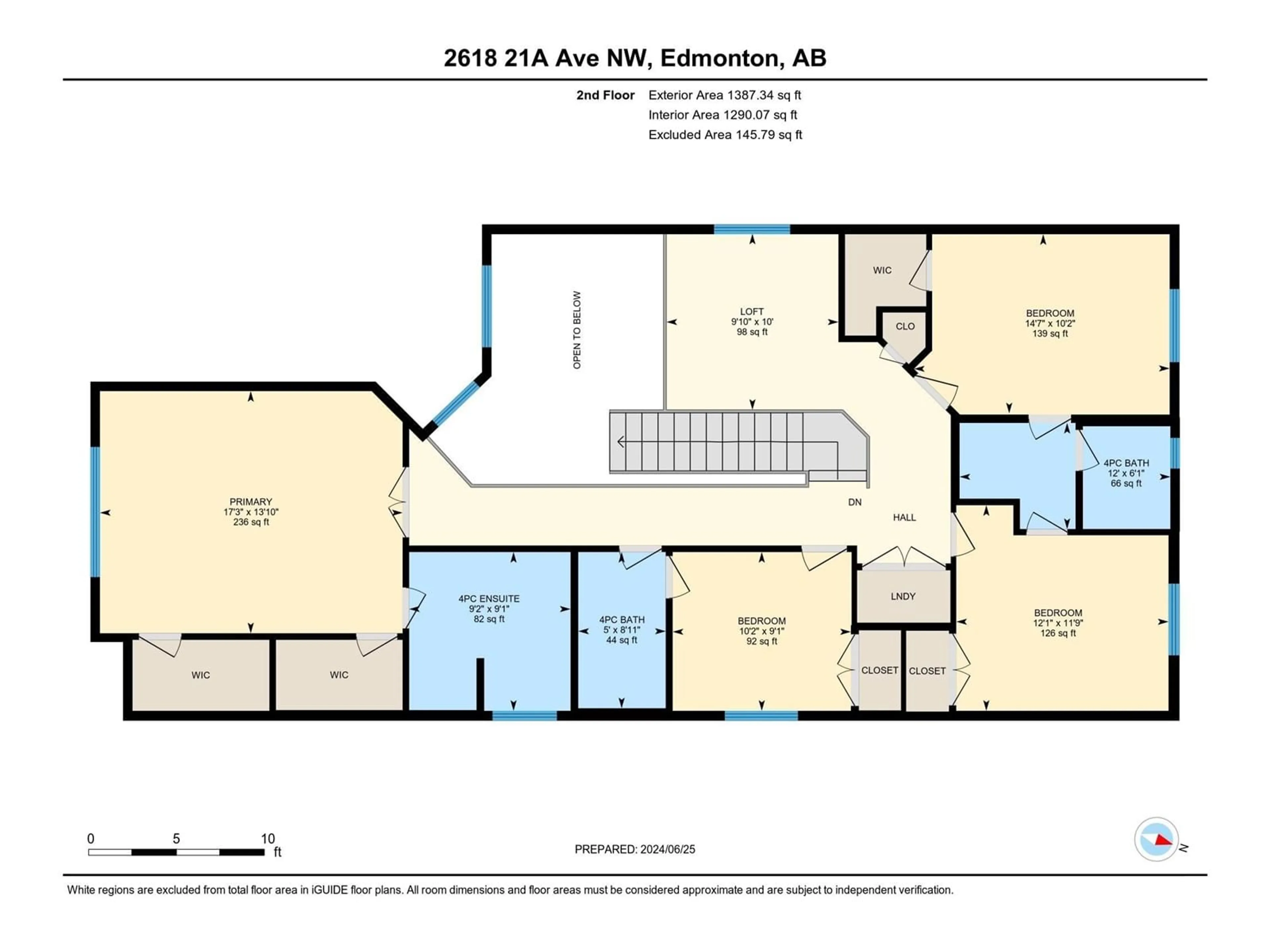 Floor plan for 2618 21a AV NW, Edmonton Alberta T6T0Y5