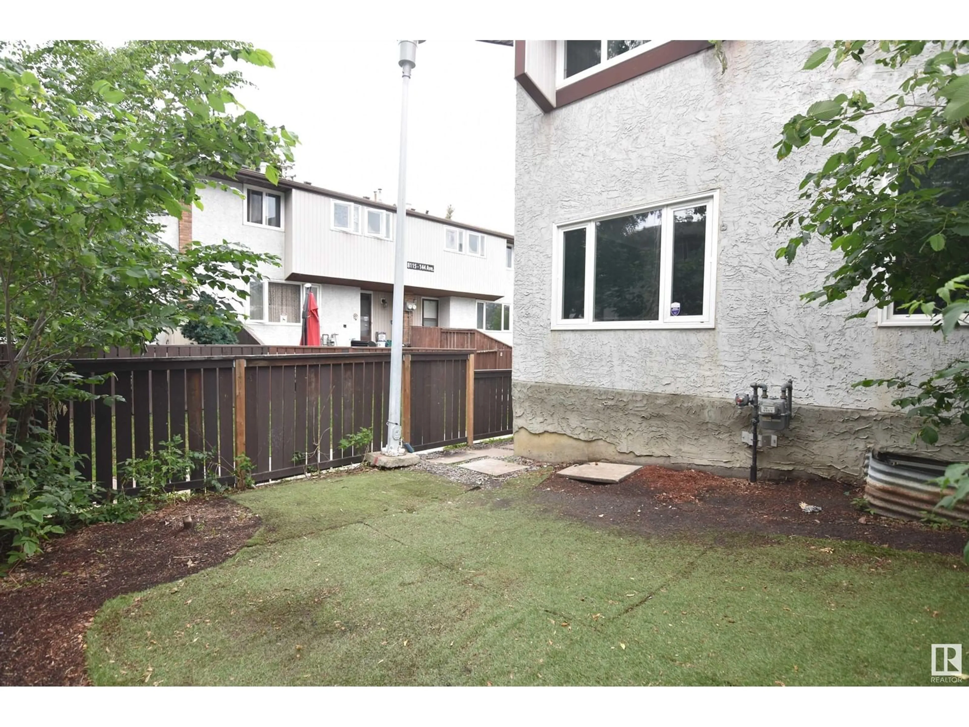 Patio for #6 14305 82 ST NW, Edmonton Alberta T5E2V7