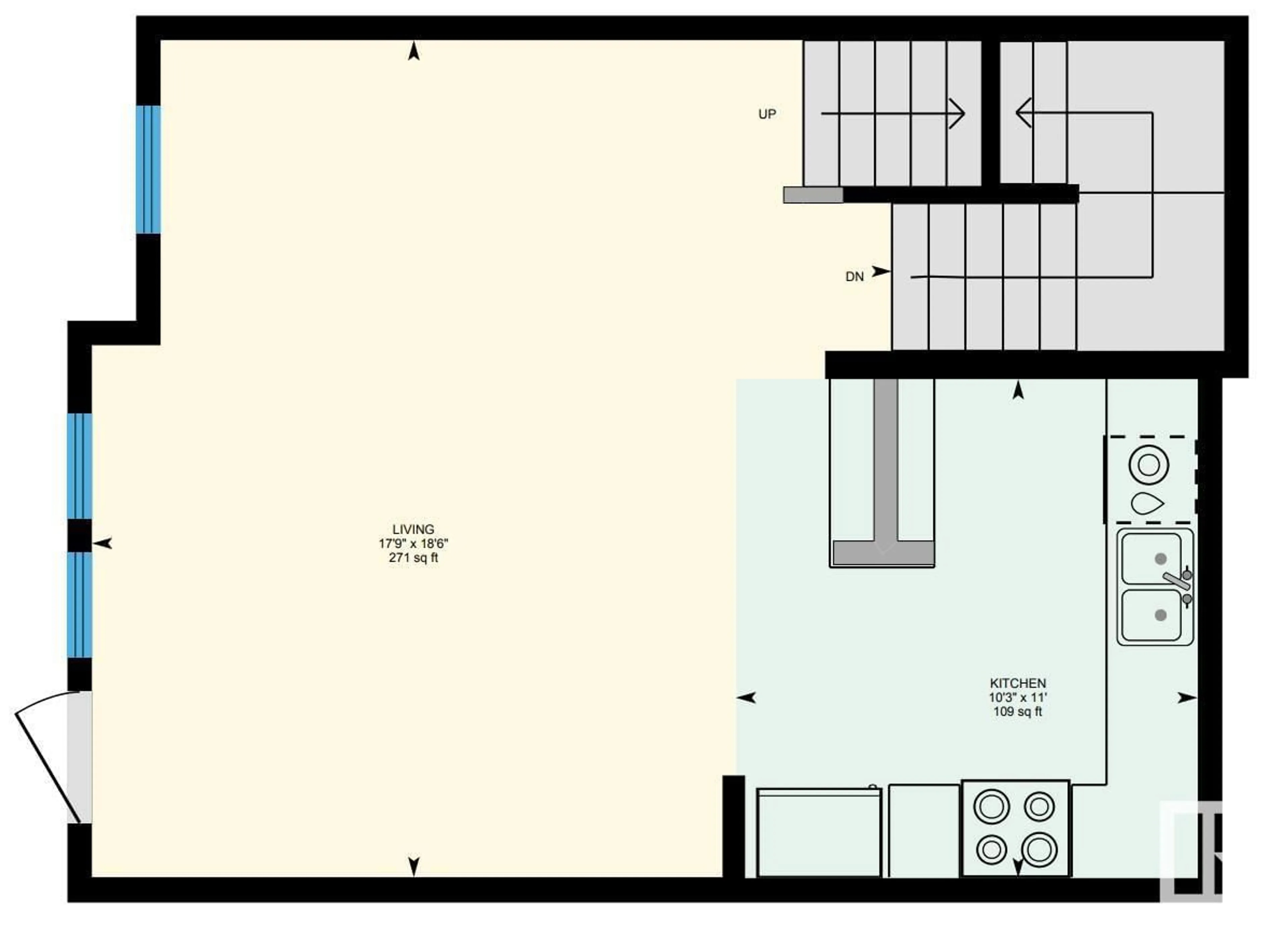 Floor plan for #99 1304 Rutherford RD SW, Edmonton Alberta T6W0B4