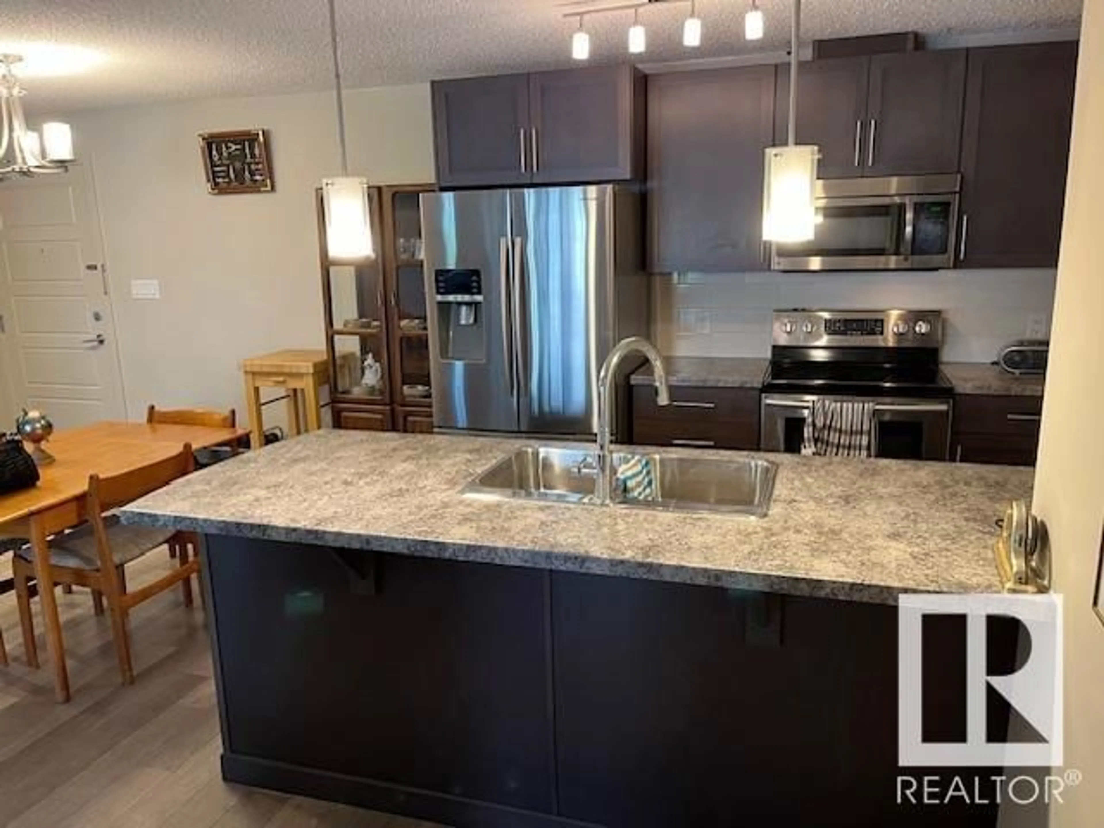 Contemporary kitchen for #256 7805 71 Street NW, Edmonton Alberta T6B3V6