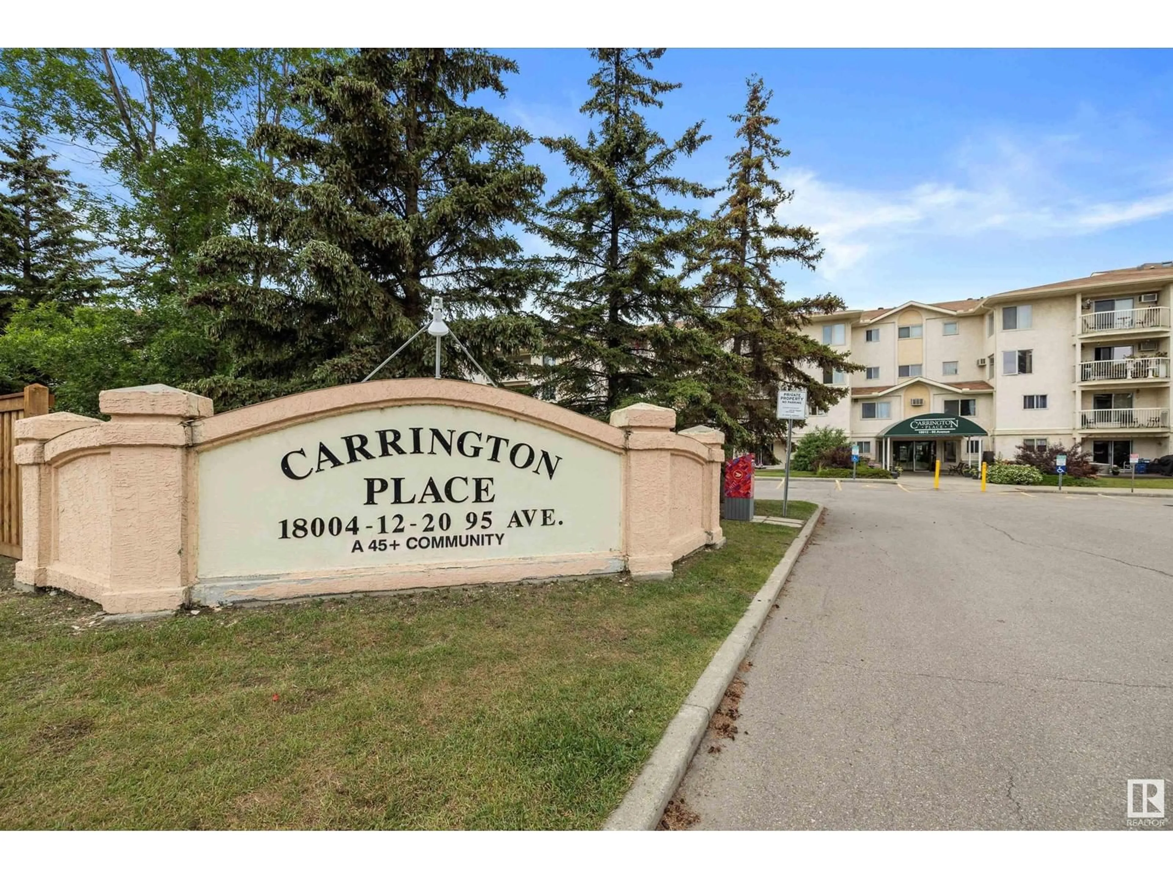 A pic from exterior of the house or condo for #212 18020 95 AV NW, Edmonton Alberta T5T6B2