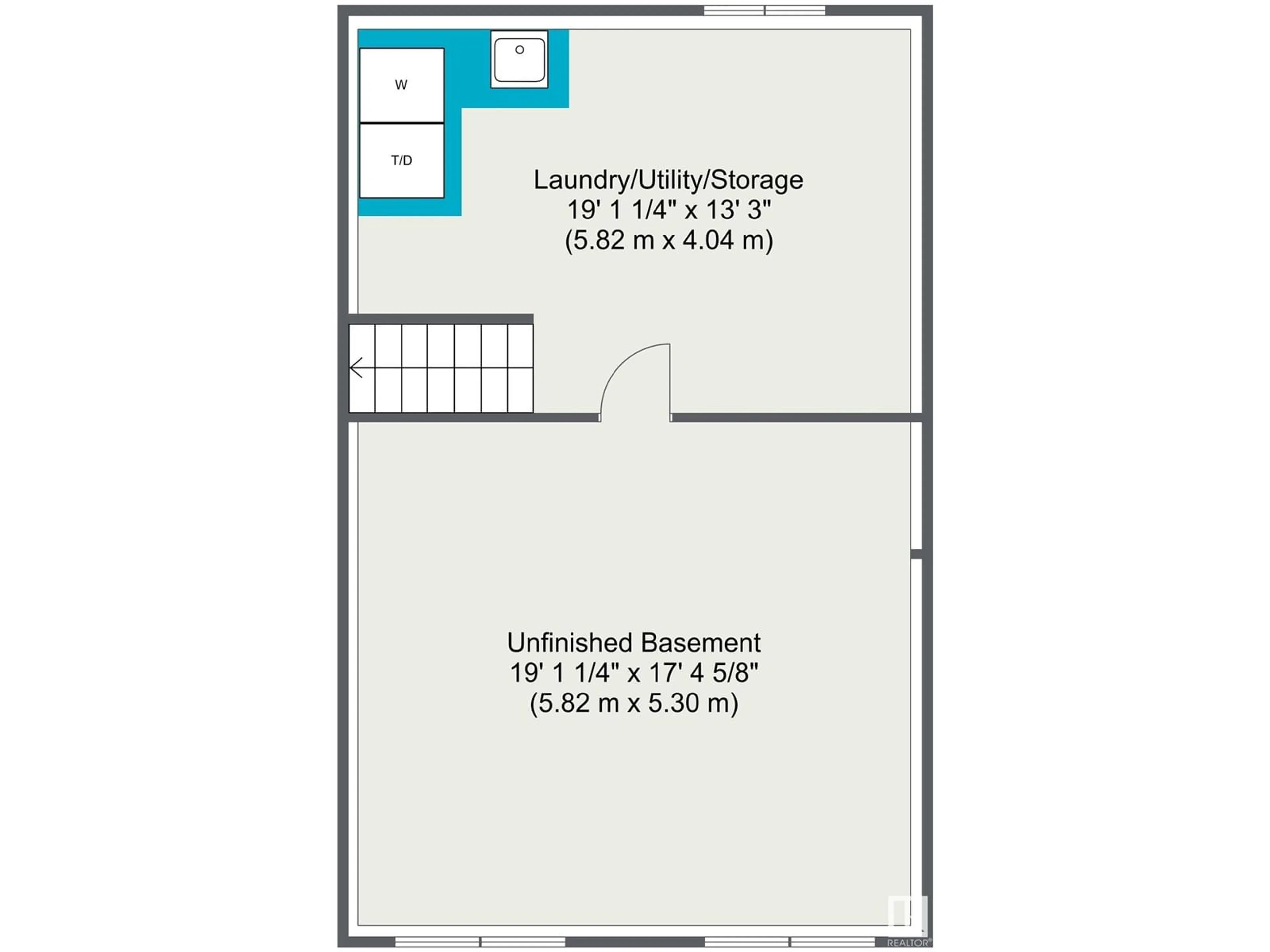 Floor plan for 13303 131A AV NW, Edmonton Alberta T5L3P3