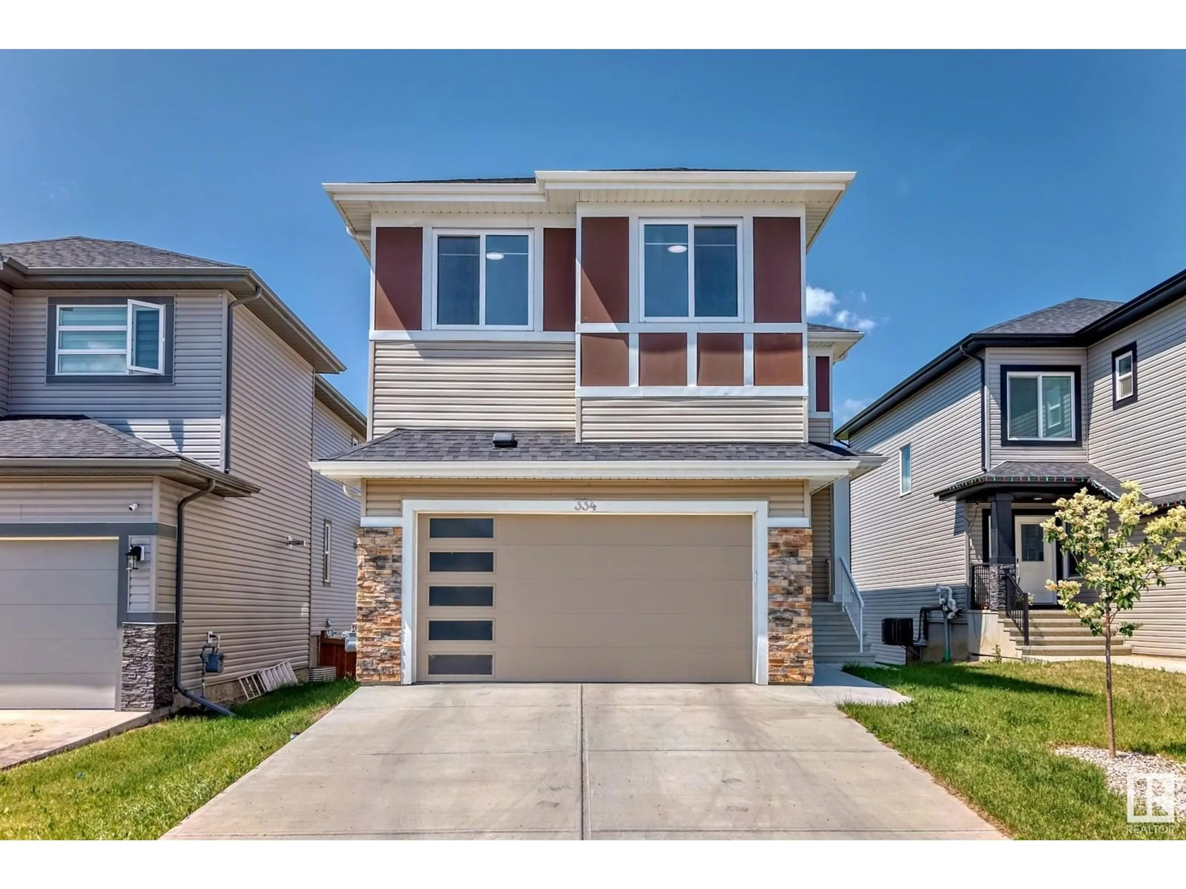 Frontside or backside of a home for 334 ASTON CL, Leduc Alberta T9E1H9