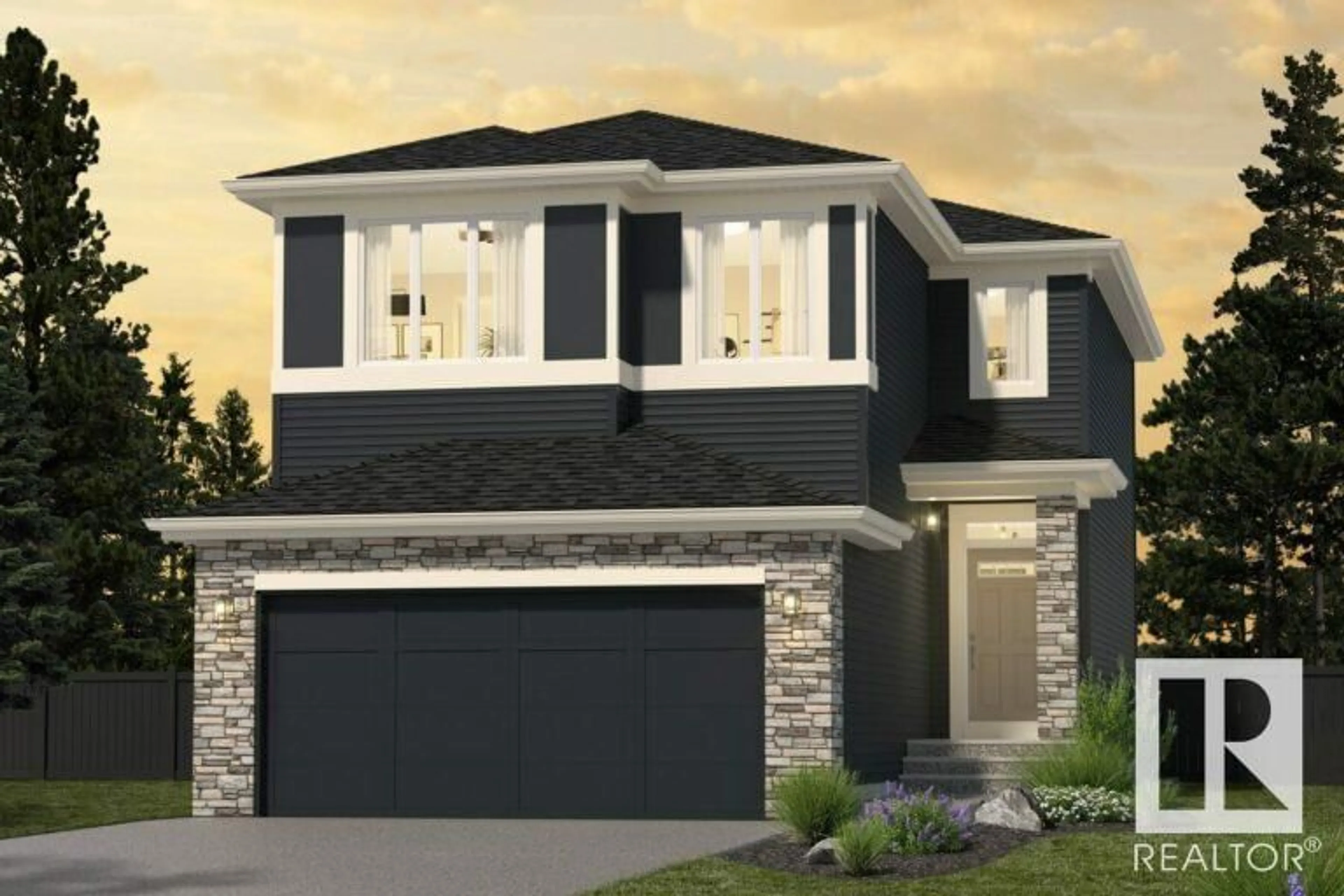 Frontside or backside of a home for 17335 2 ST NE, Edmonton Alberta T5Y4E7
