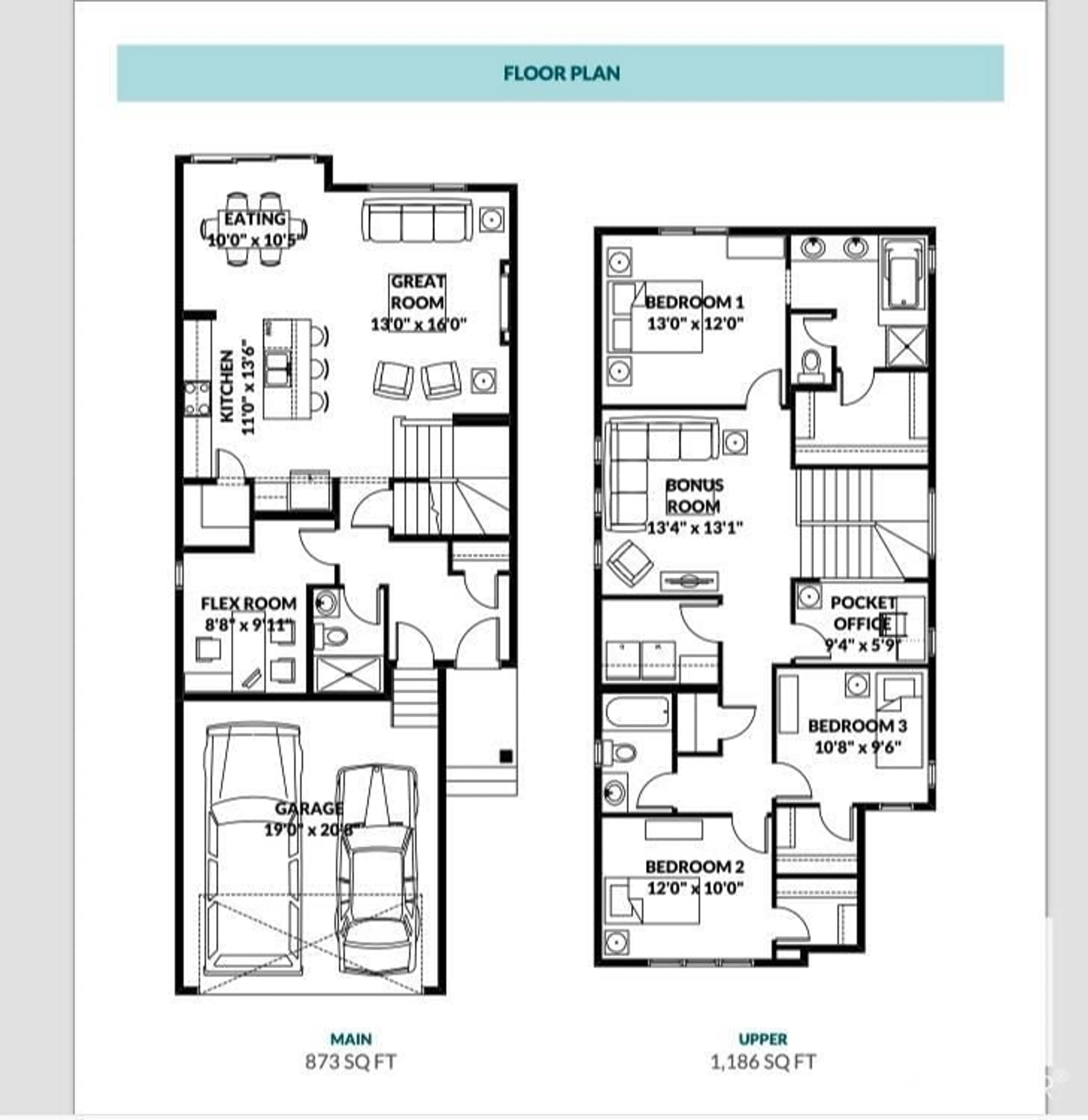 Floor plan for 4852 HAWTHORN BN SW, Edmonton Alberta T6X3A9