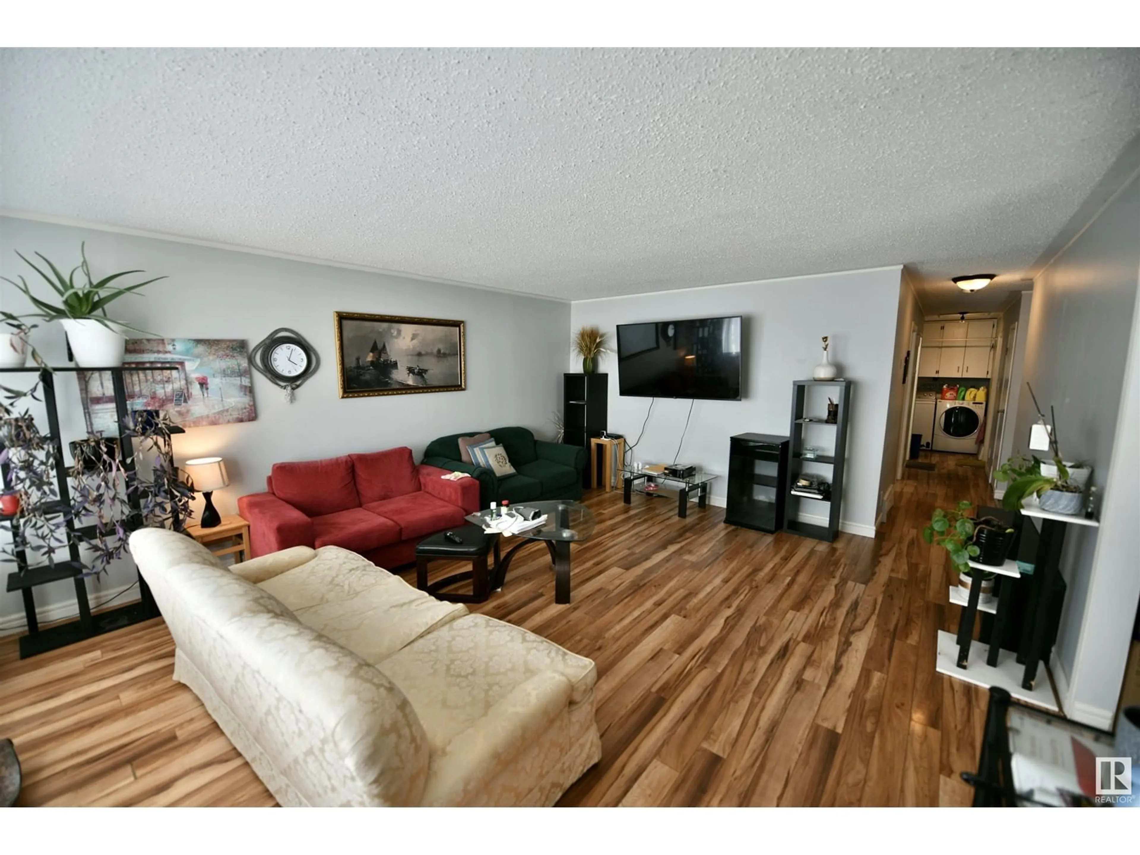 Living room, wood floors for 4626 46 AV, St. Paul Town Alberta T0A3A3