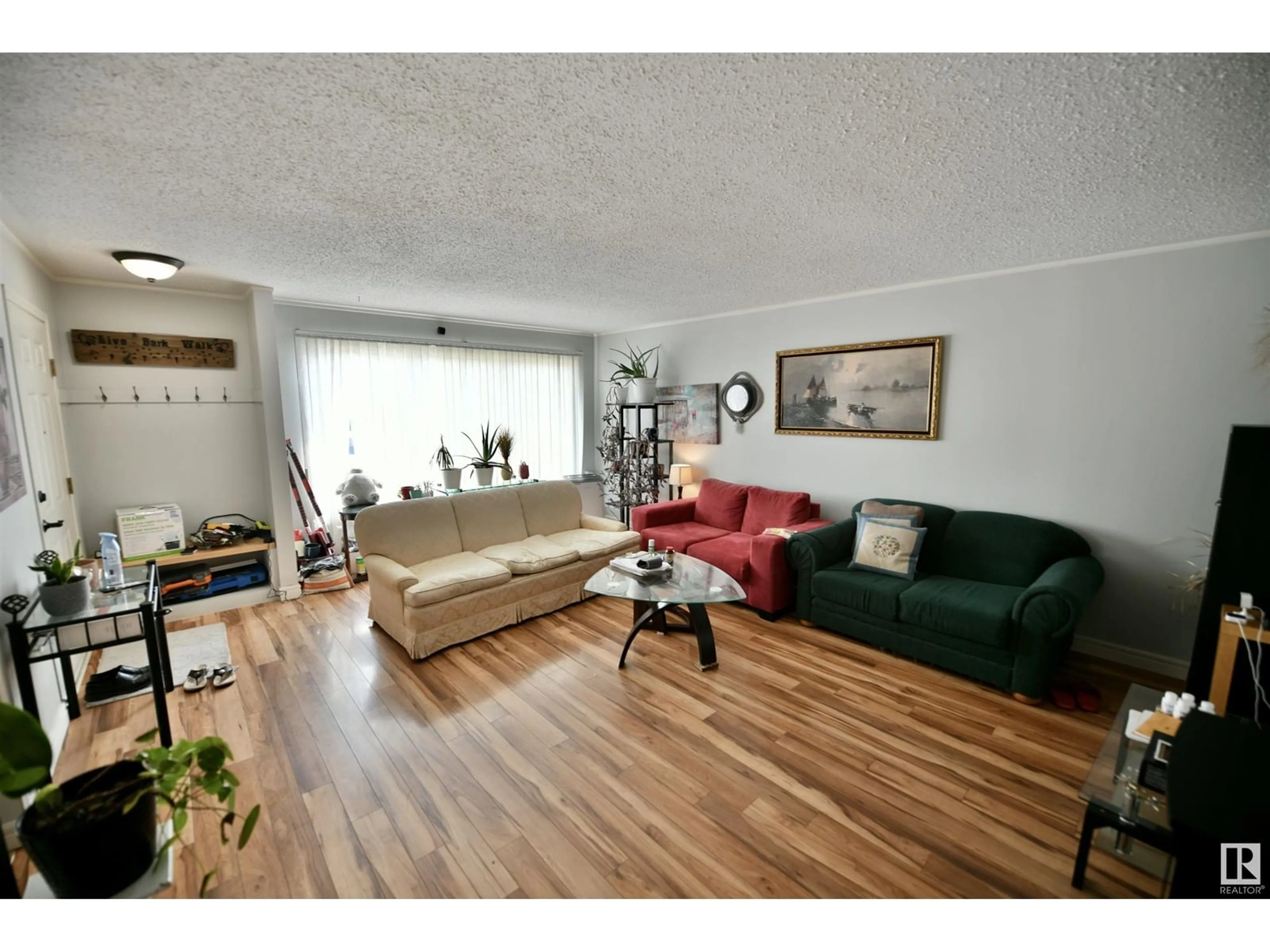 Living room, wood floors for 4626 46 AV, St. Paul Town Alberta T0A3A3