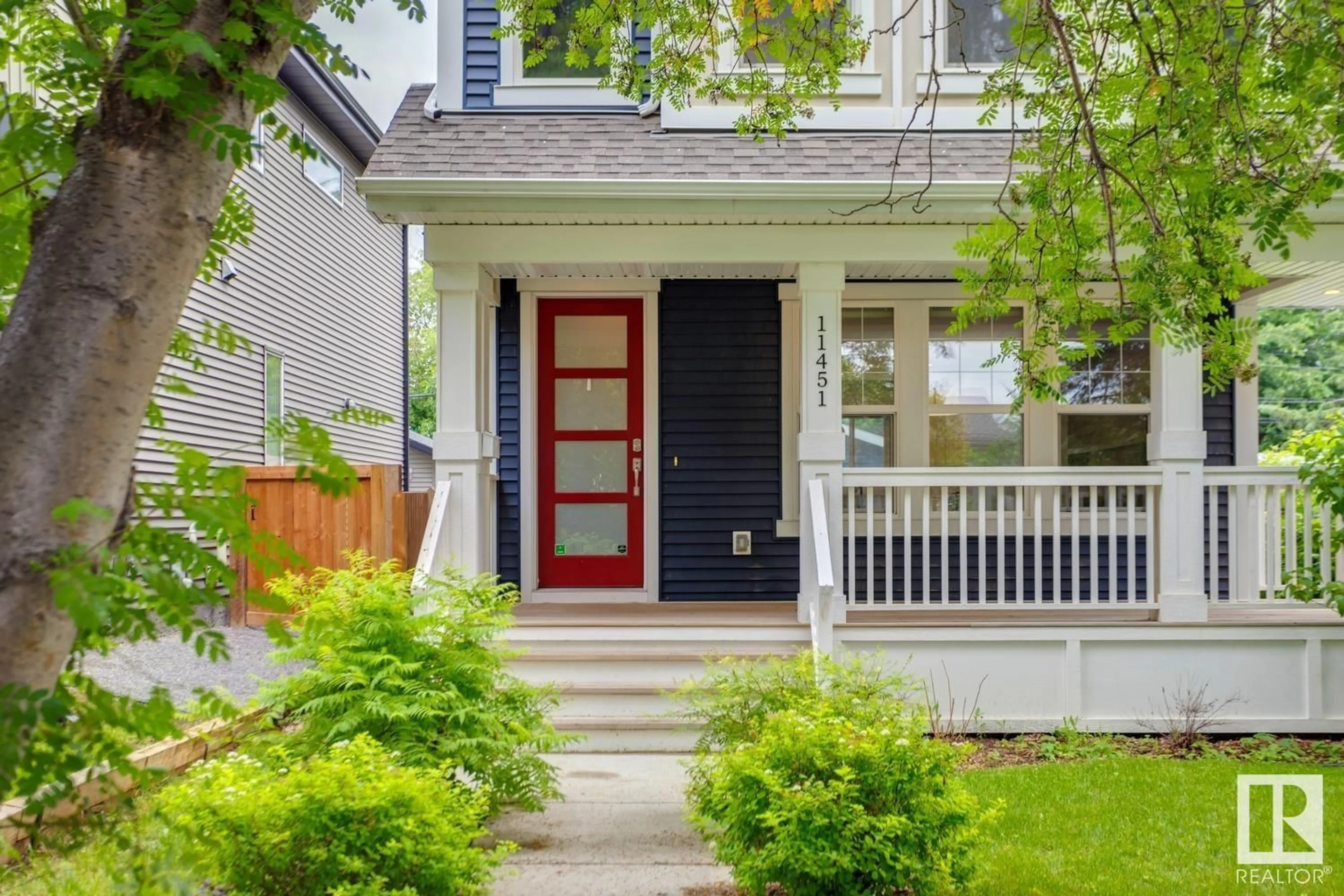 Home with vinyl exterior material for 11451 64 ST NW, Edmonton Alberta T5W4H8