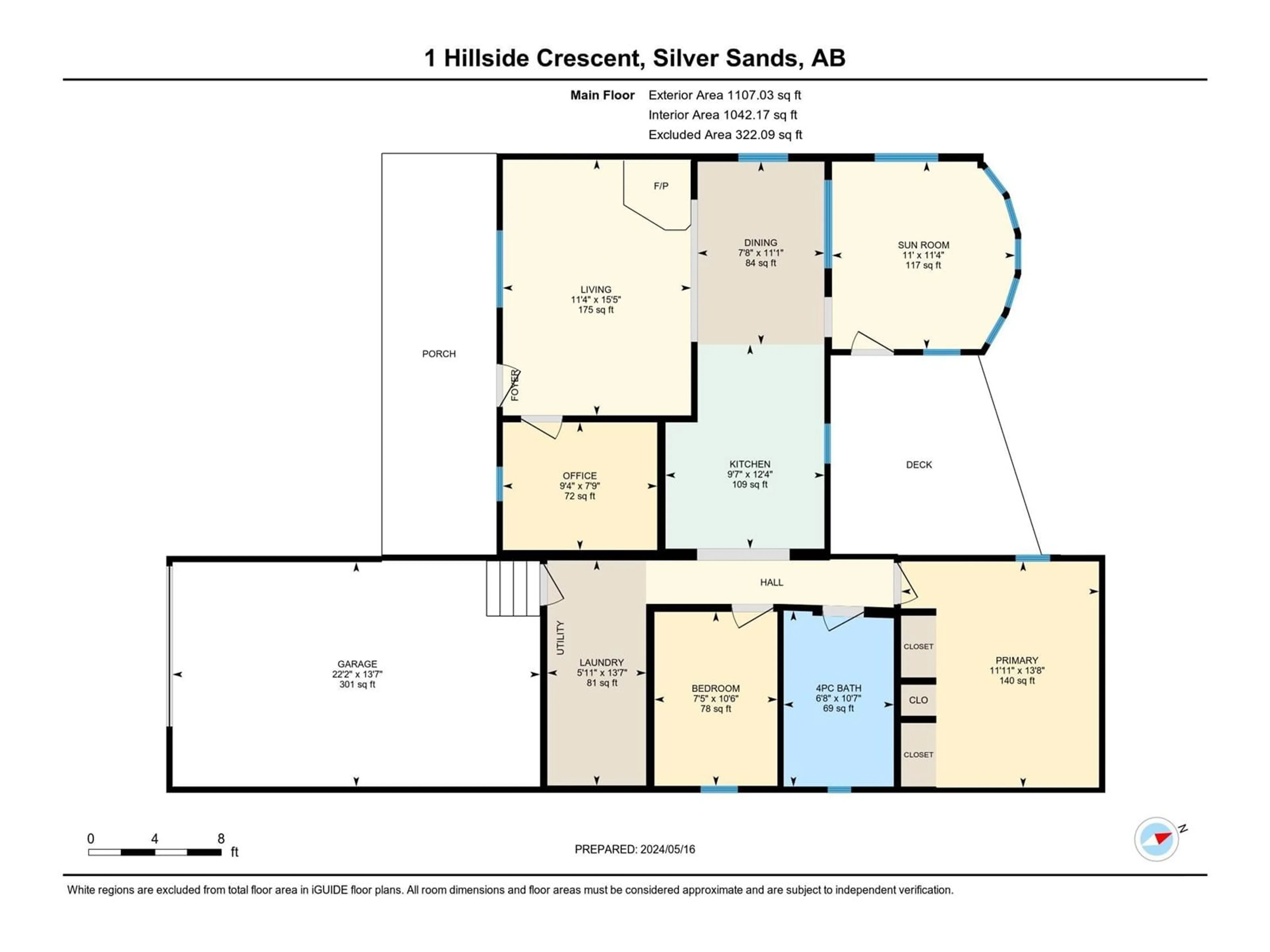 Floor plan for 1 HILLSIDE CR, Rural Lac Ste. Anne County Alberta T0E0V0