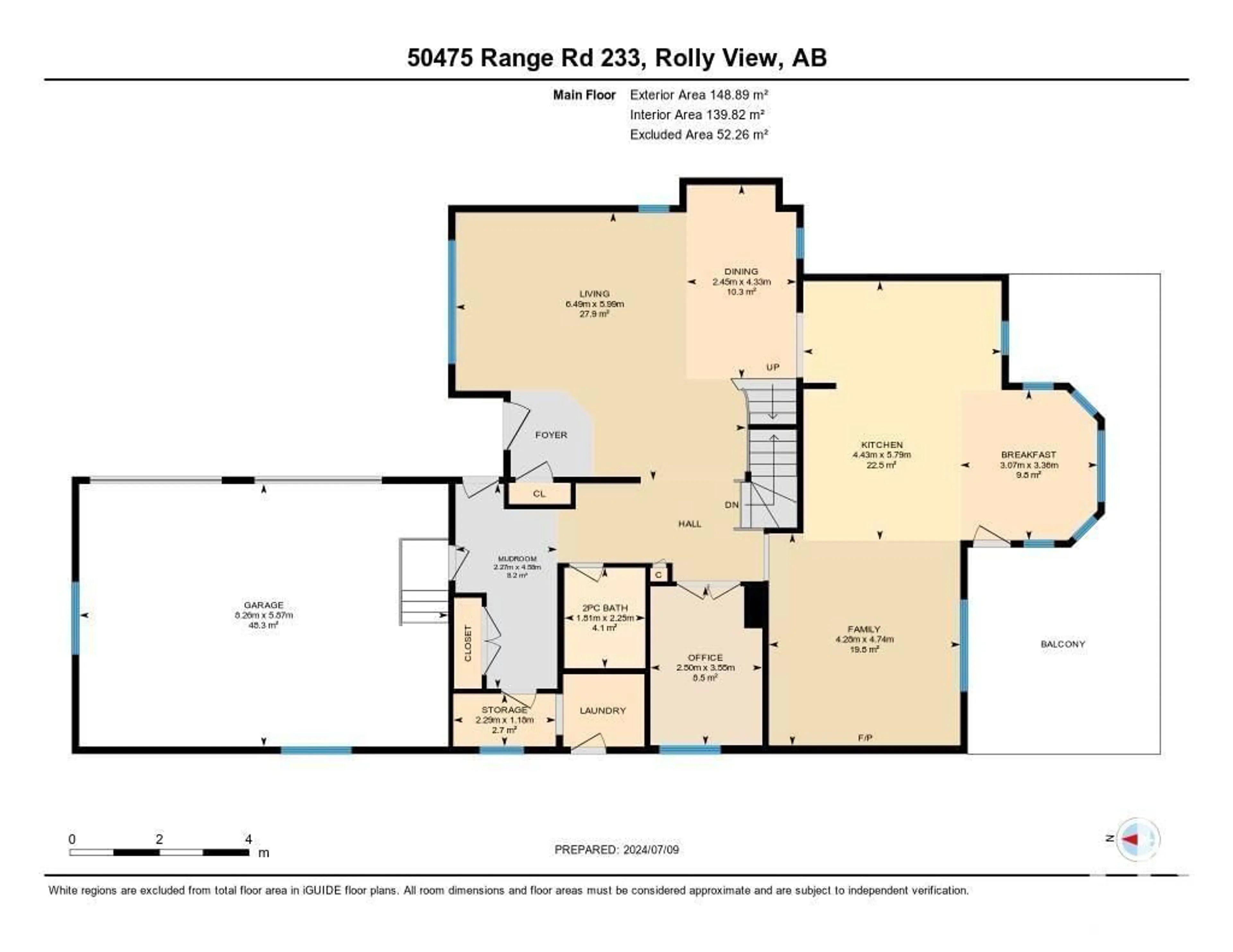 Floor plan for 50475 Rge Rd 233, Rural Leduc County Alberta T0C2K0