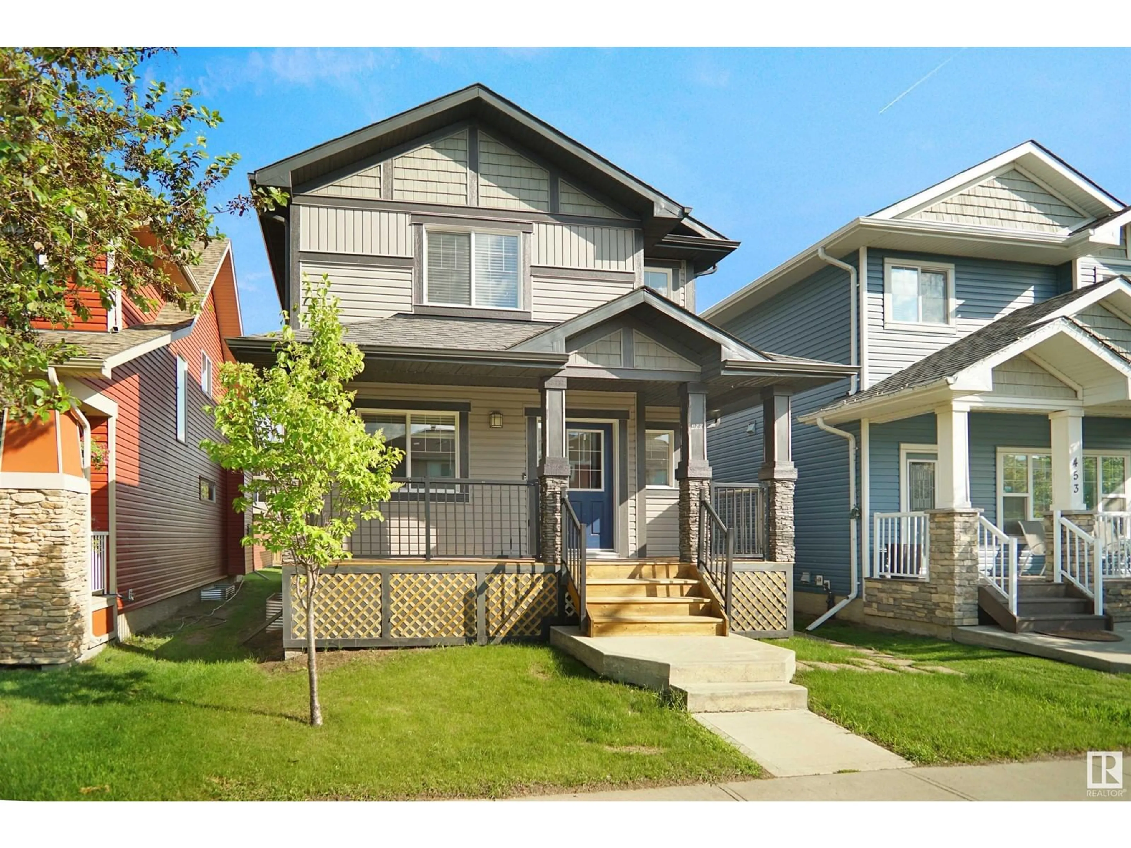 Frontside or backside of a home for 455 MCCONACHIE WY NW, Edmonton Alberta T5Y0P4