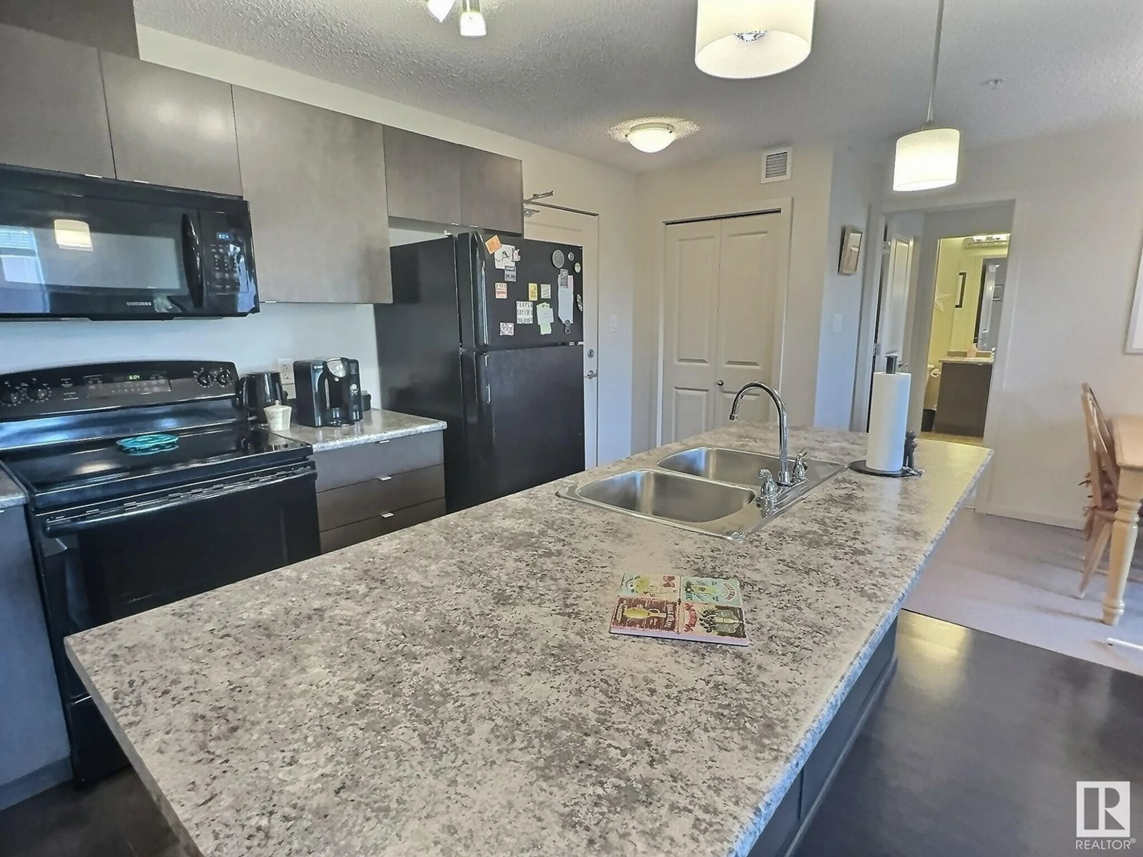 Contemporary kitchen for #214 508 Albany WY NW, Edmonton Alberta T6V0L1