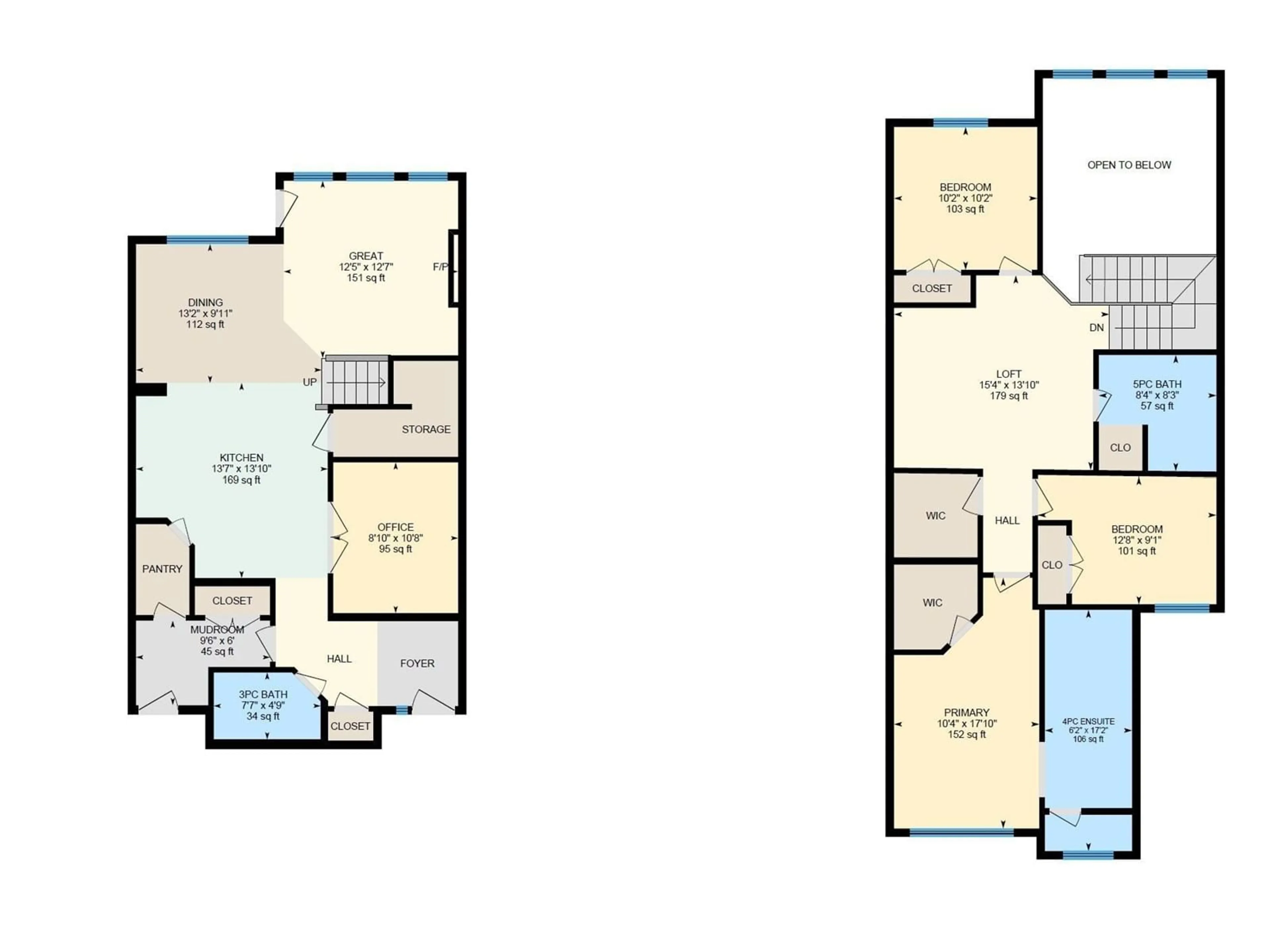 Floor plan for 1624 16 ST NW, Edmonton Alberta T6T2R9