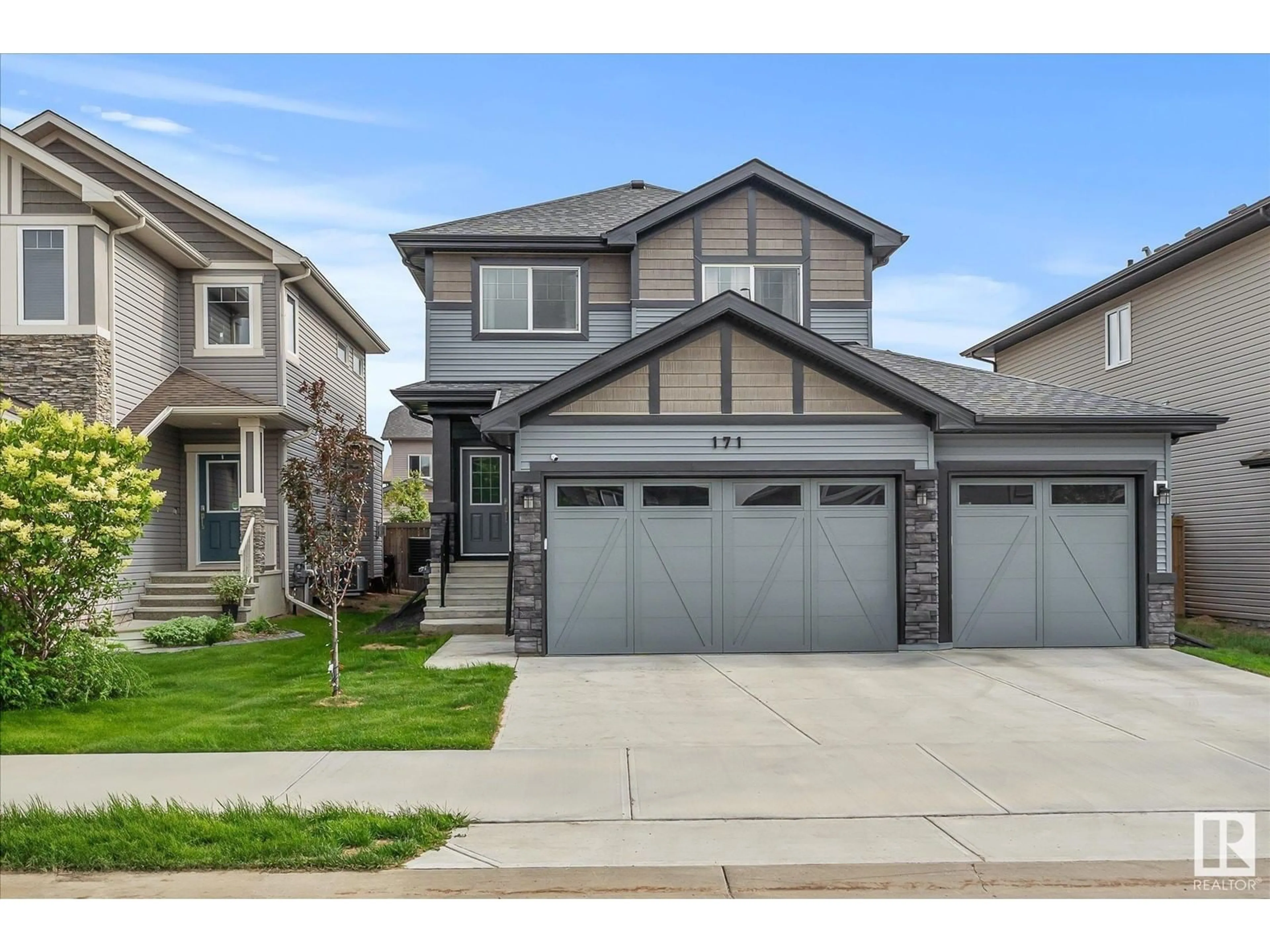 Frontside or backside of a home for 171 Harvest Ridge Drive, Spruce Grove Alberta T7X0P4