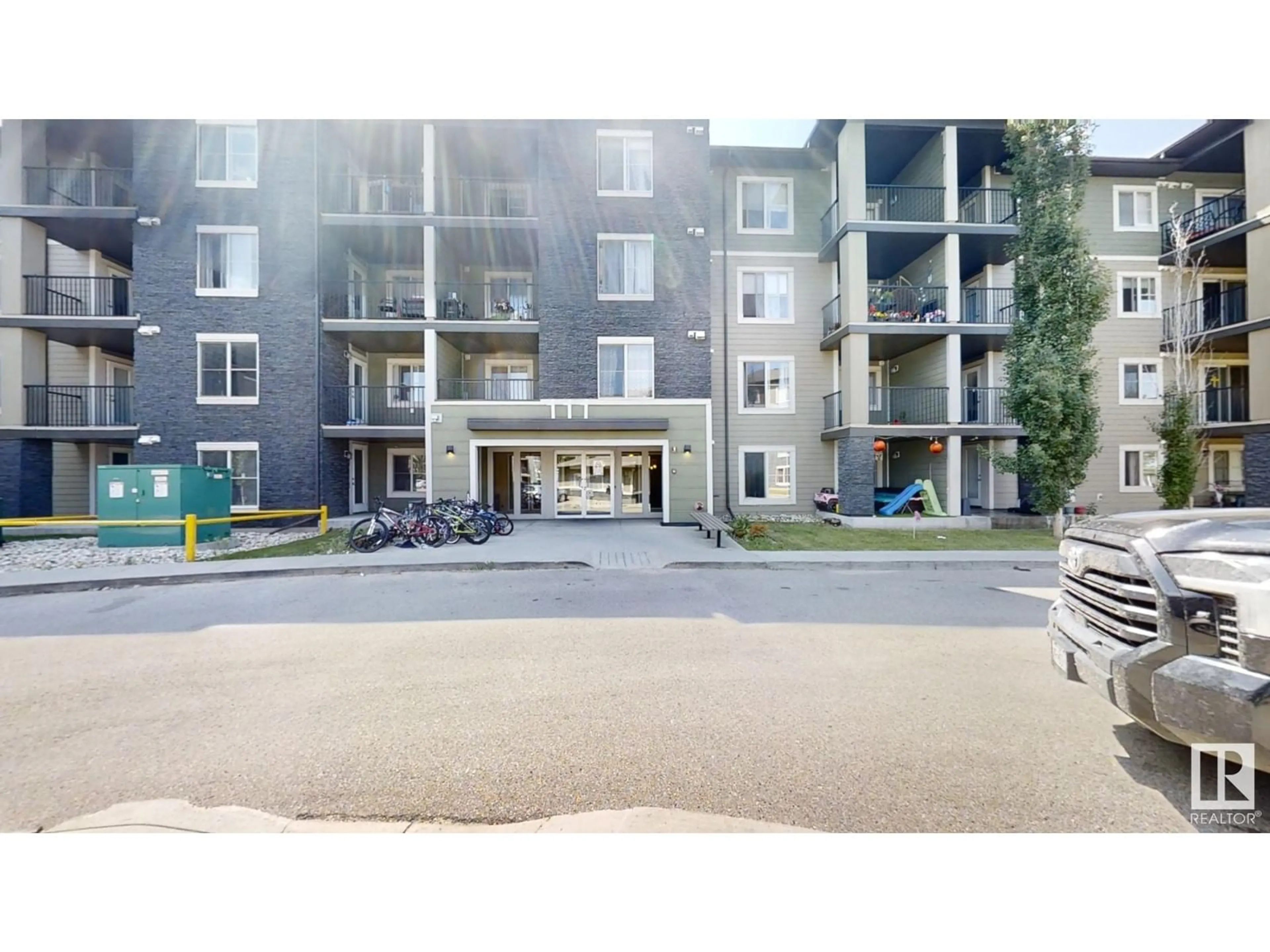 A pic from exterior of the house or condo for #214 111 Watt Common SW, Edmonton Alberta T6X2C6