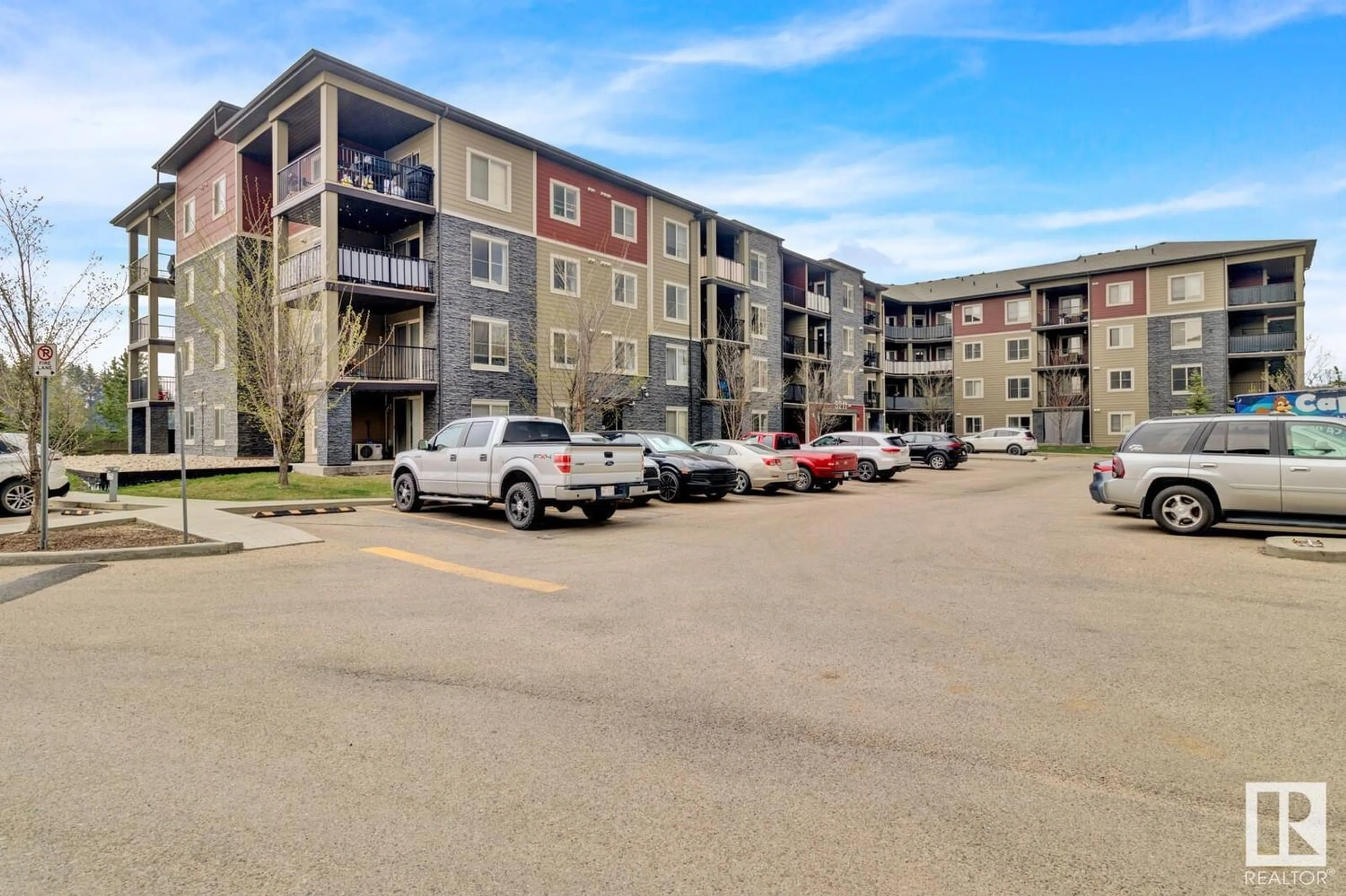 A pic from exterior of the house or condo, the street view for #106 3211 JAMES MOWATT TR SW, Edmonton Alberta T6W3L6