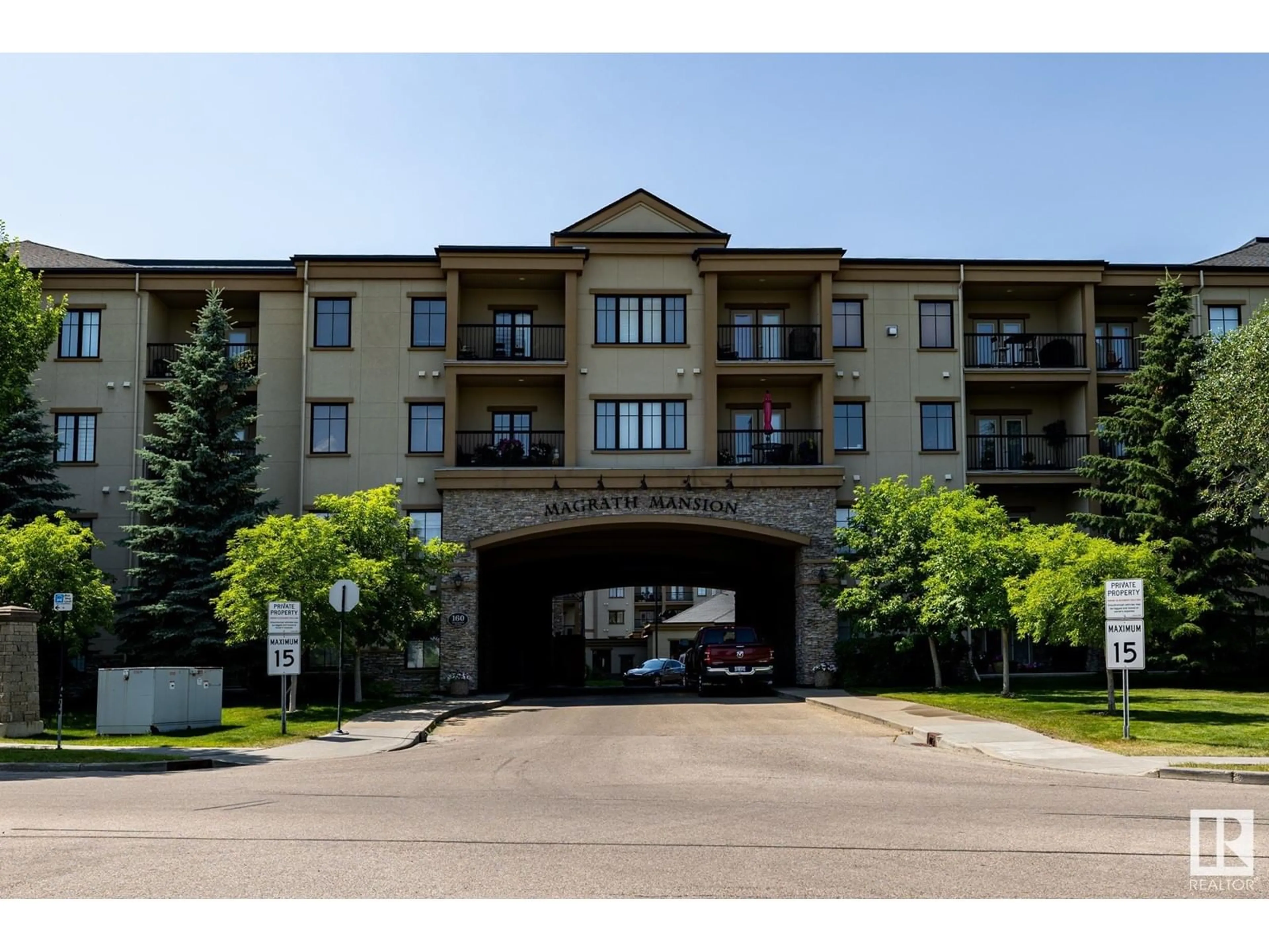 A pic from exterior of the house or condo for #116 160 MAGRATH RD NW, Edmonton Alberta T6R3T7