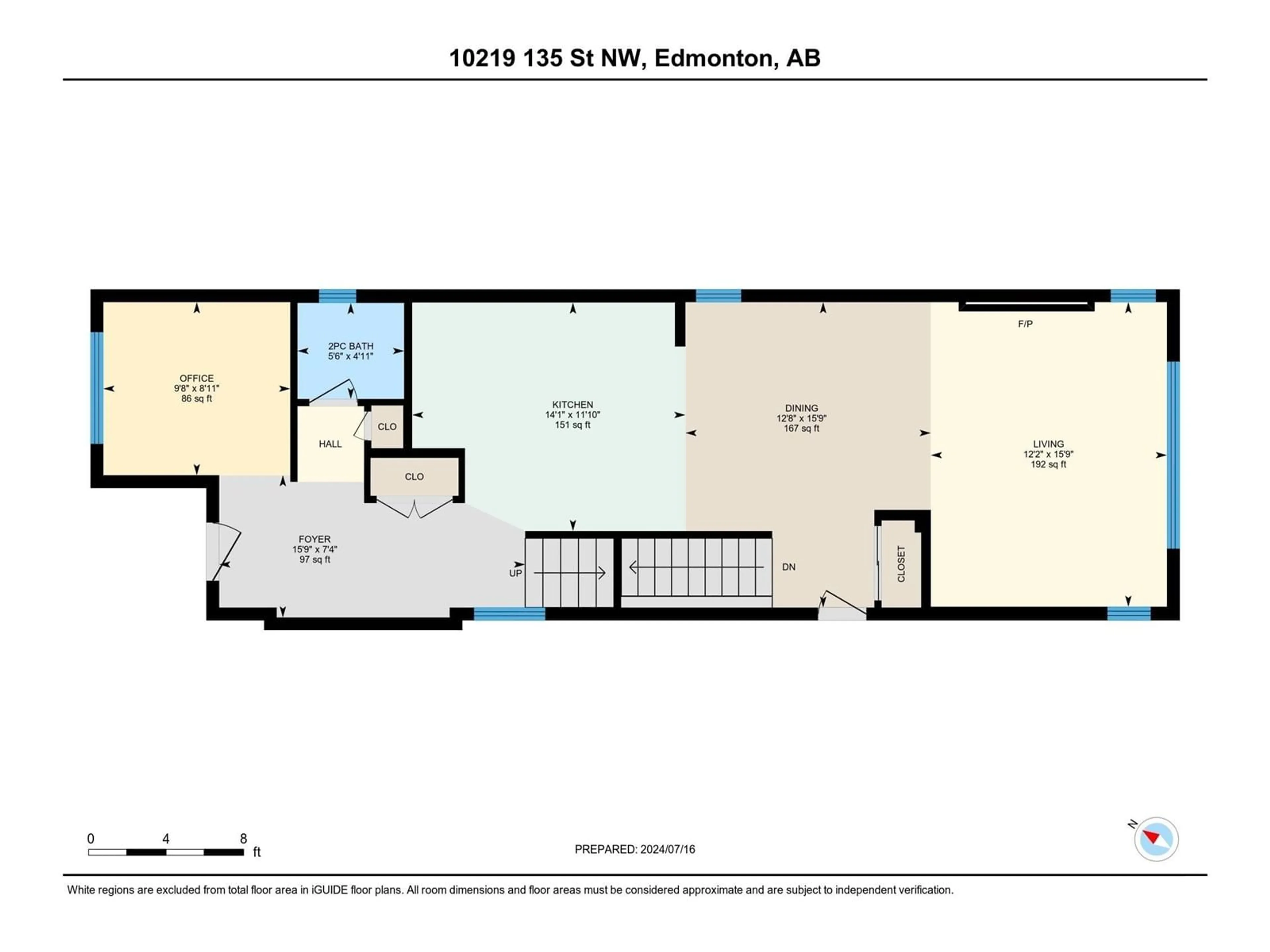 Floor plan for 10219 135 ST NW, Edmonton Alberta T5N2C1