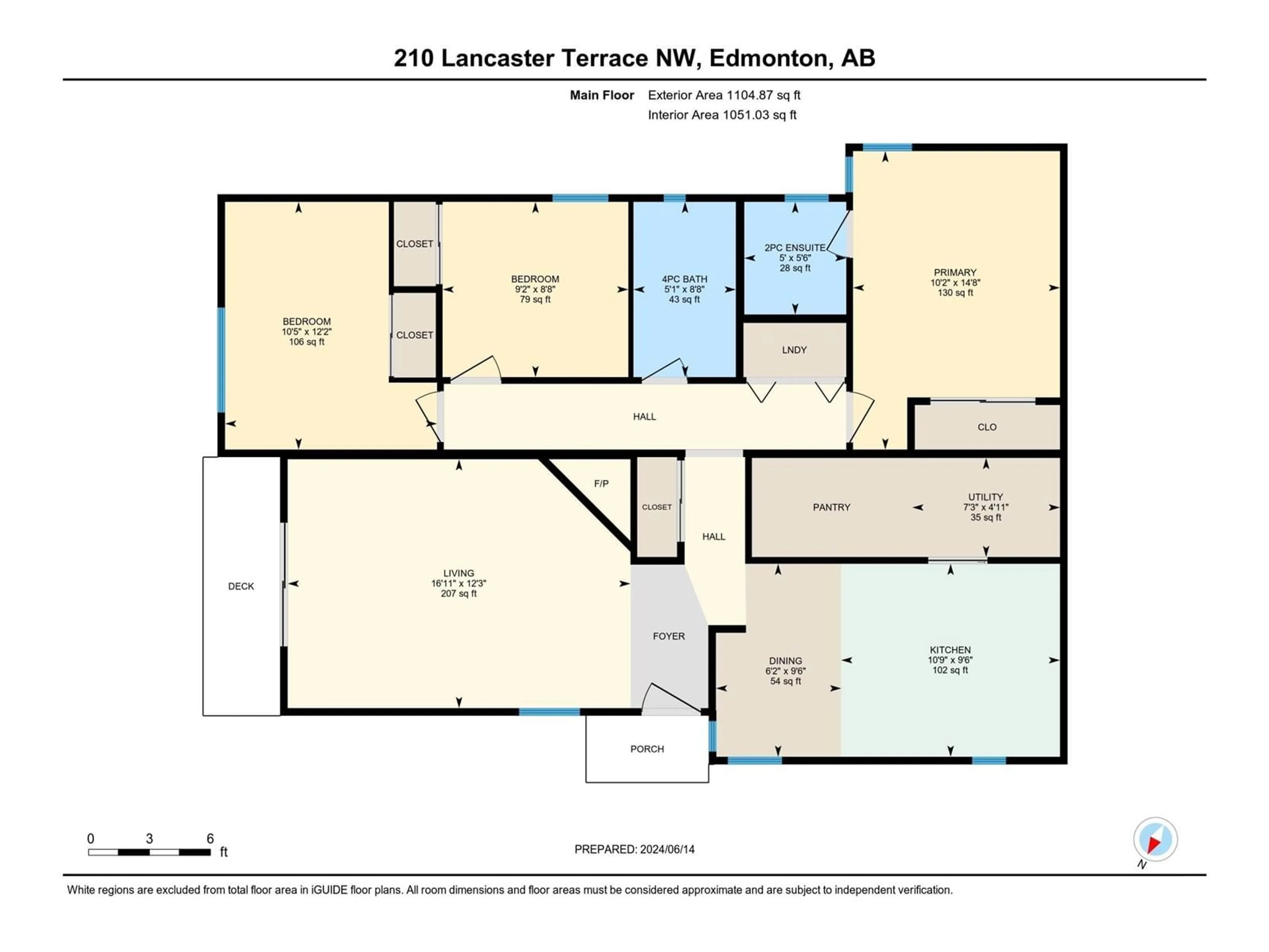 Floor plan for 210 LANCASTER TC NW, Edmonton Alberta T5X5T3
