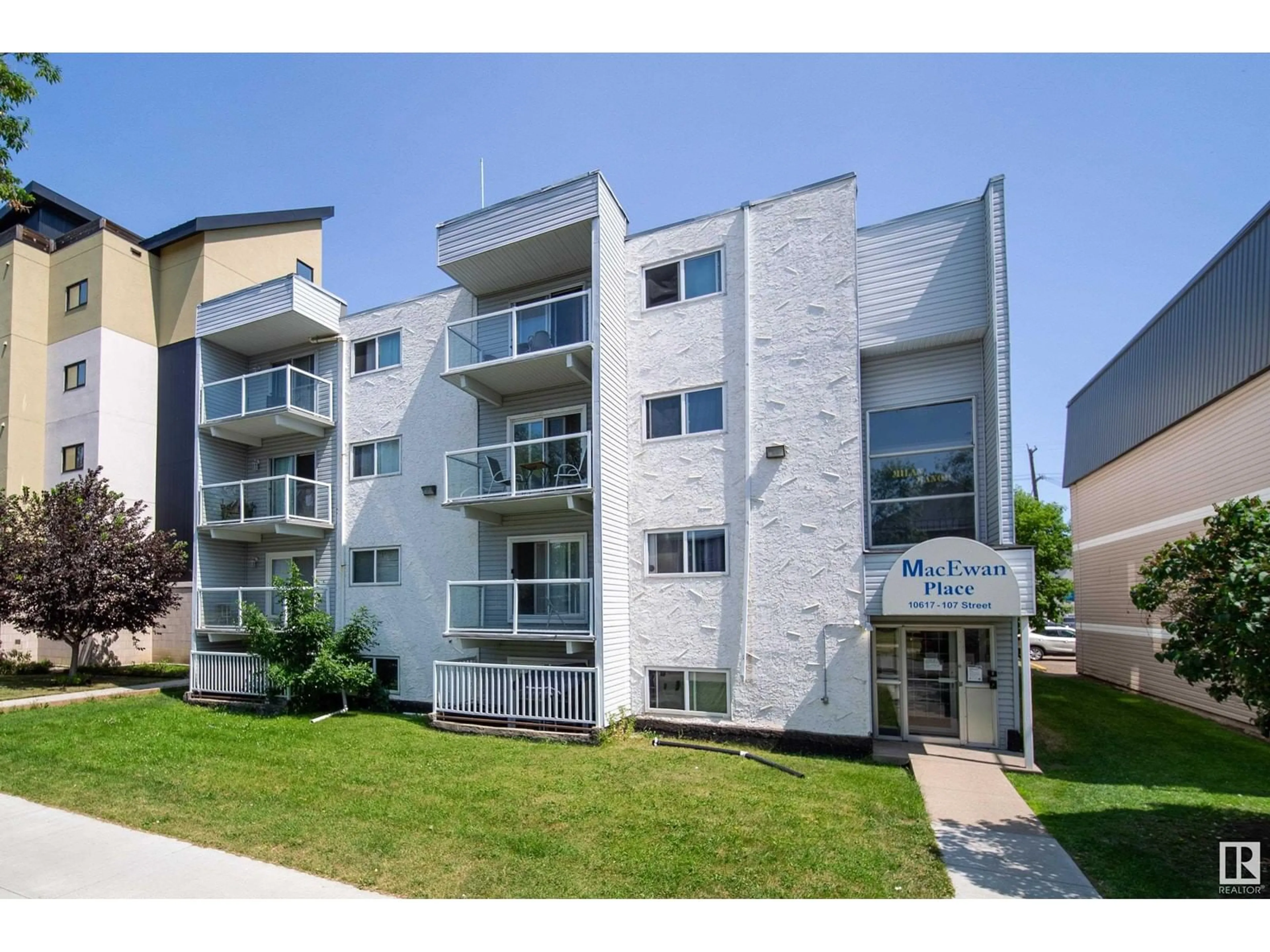 A pic from exterior of the house or condo for #303 10617 107 ST NW, Edmonton Alberta T5H2Y8
