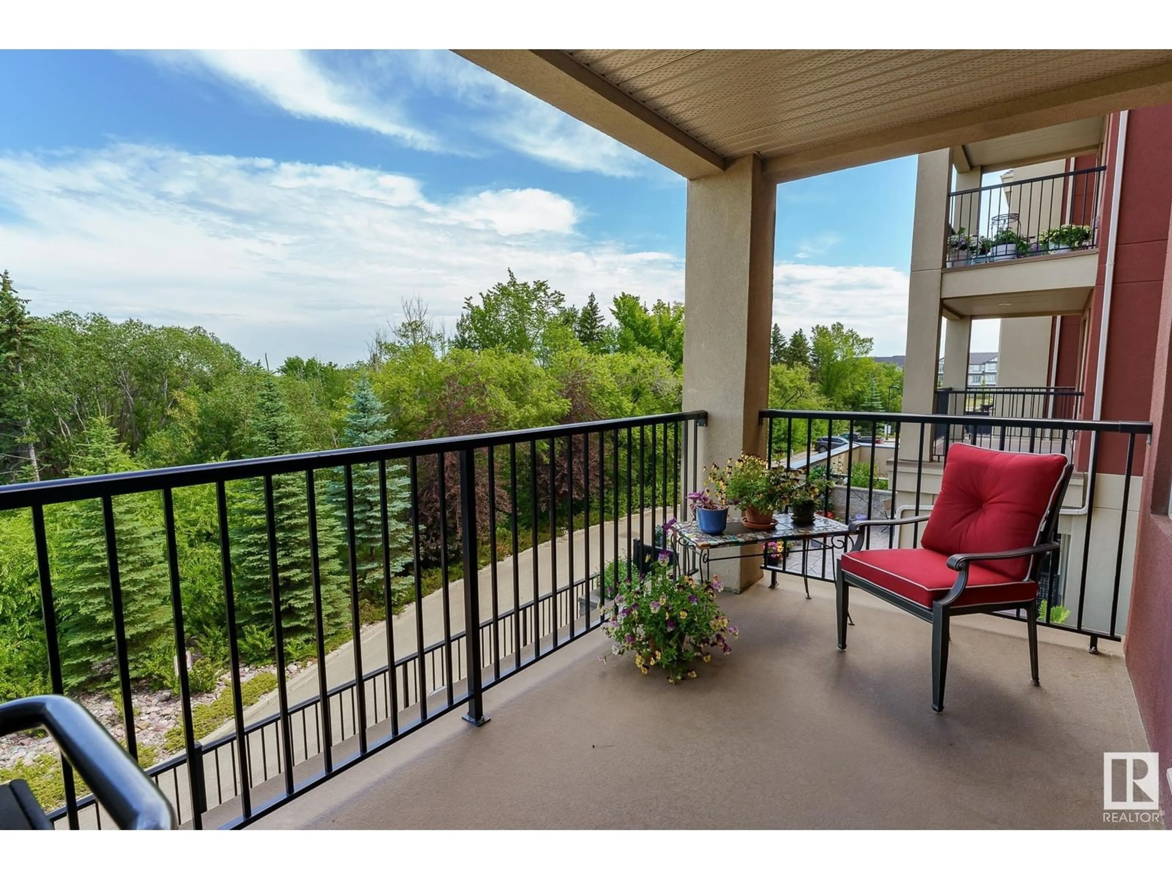 Patio for #219 501 PALISADES WY, Sherwood Park Alberta T8H0H8