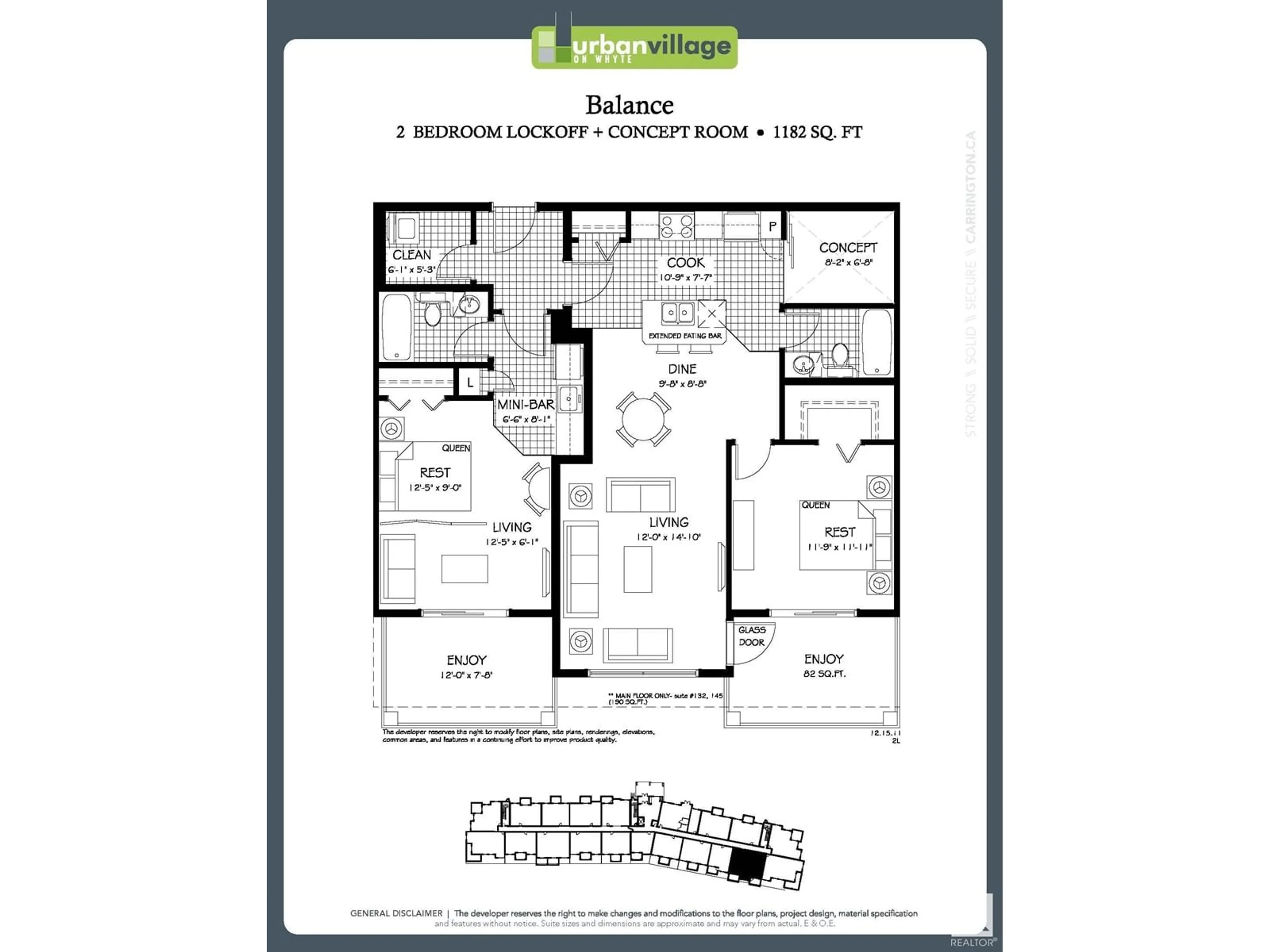 Floor plan for #345 7825 71 ST NW, Edmonton Alberta T6B3R9