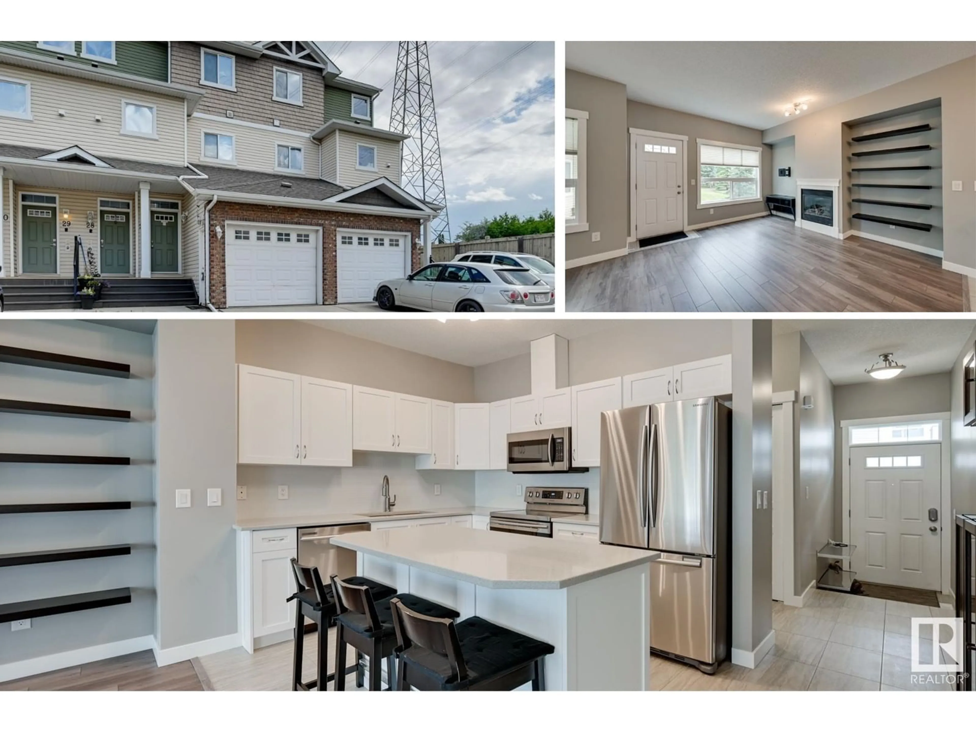 Contemporary kitchen for #27 3010 33 AV NW, Edmonton Alberta T6T0C3