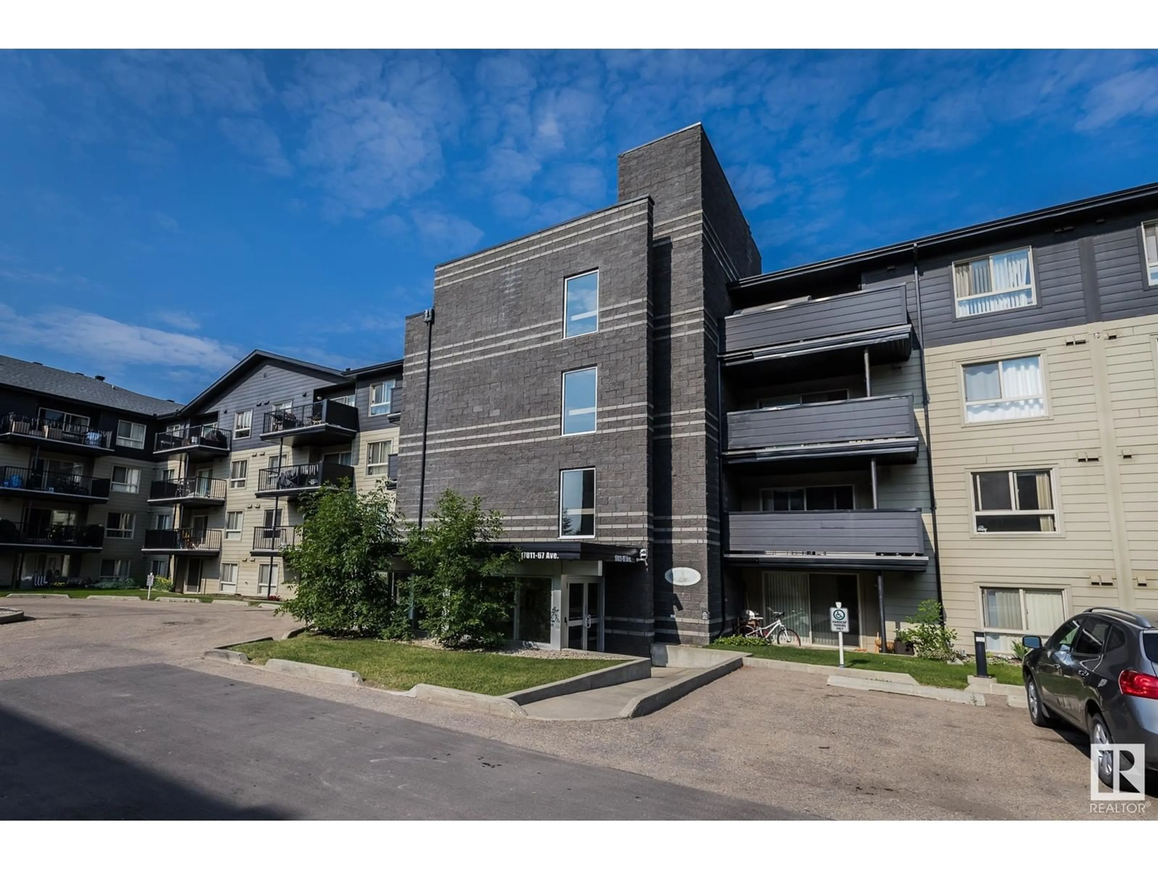 A pic from exterior of the house or condo for #316 17011 67 AV NW, Edmonton Alberta T5T6Y6