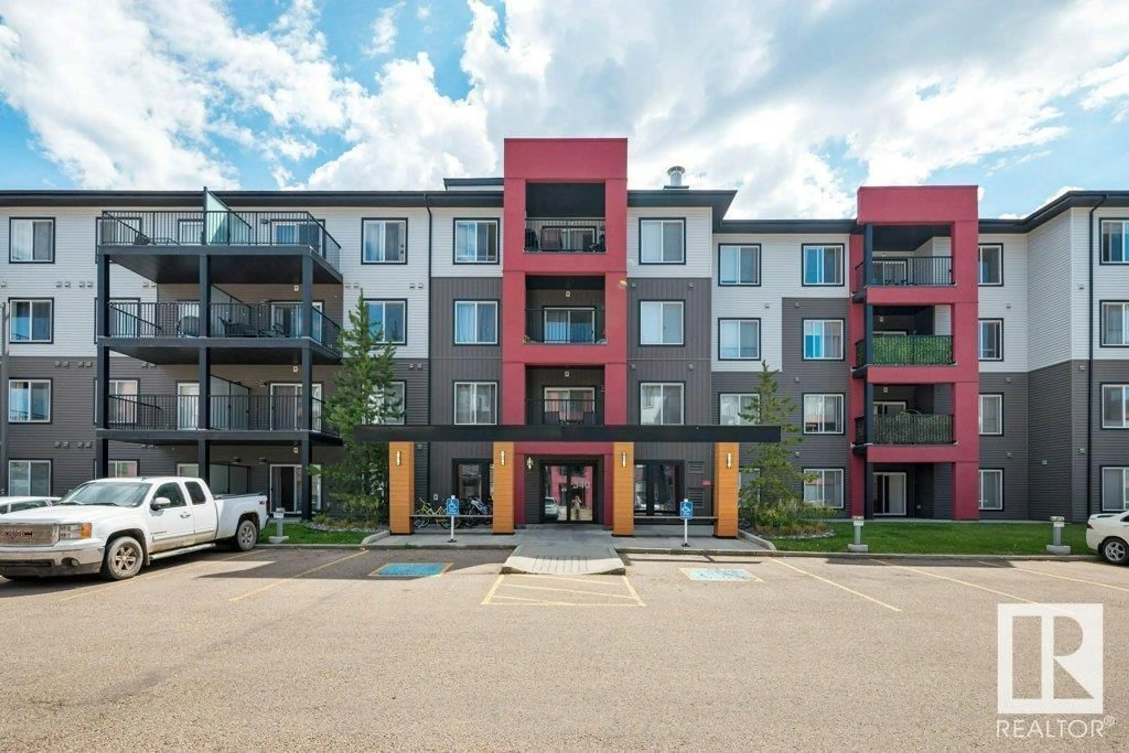 A pic from exterior of the house or condo for #415 340 WINDERMERE RD NW, Edmonton Alberta T6W2P2