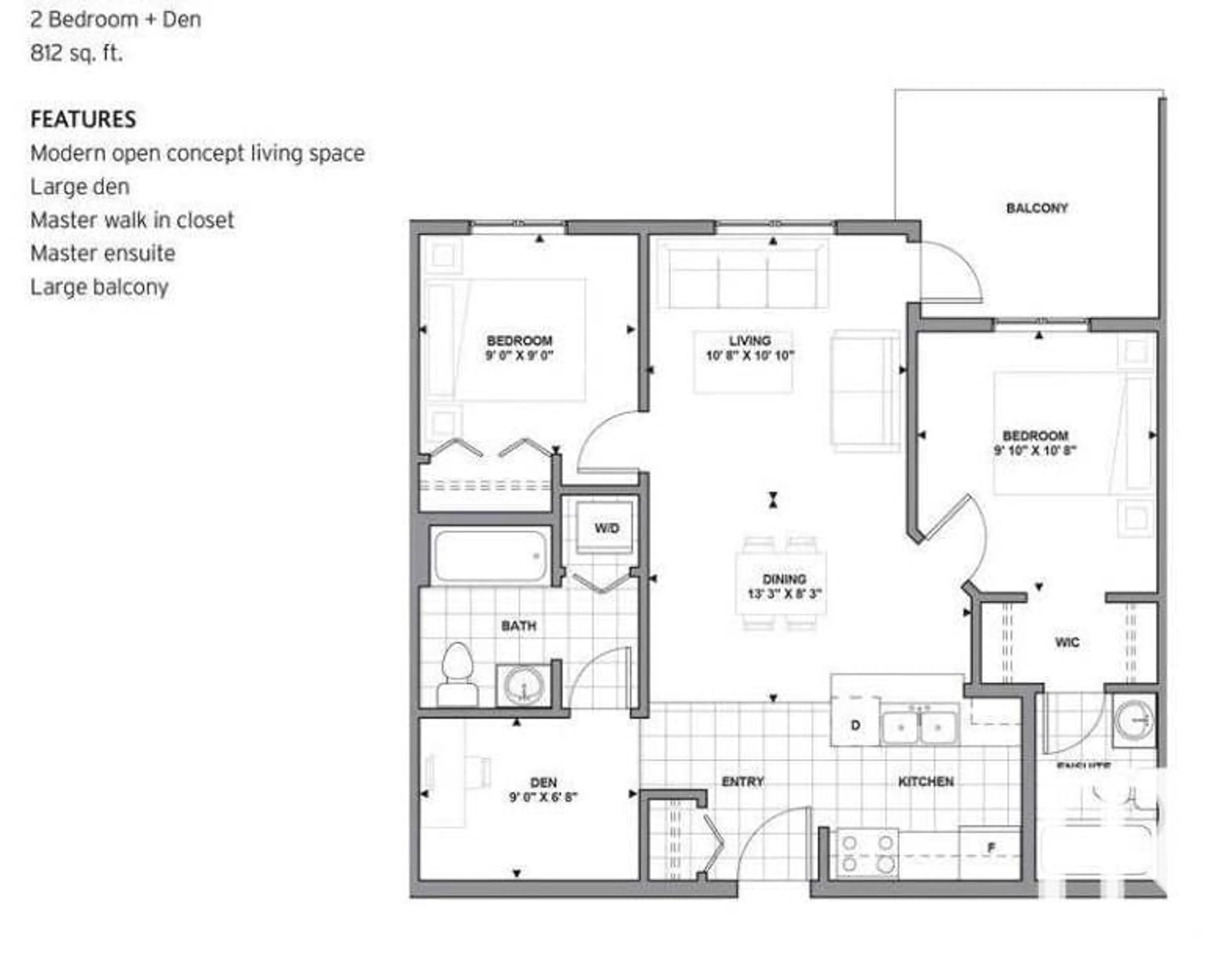 Floor plan for #421 3315 JAMES MOWATT TR SW, Edmonton Alberta T6W3L6